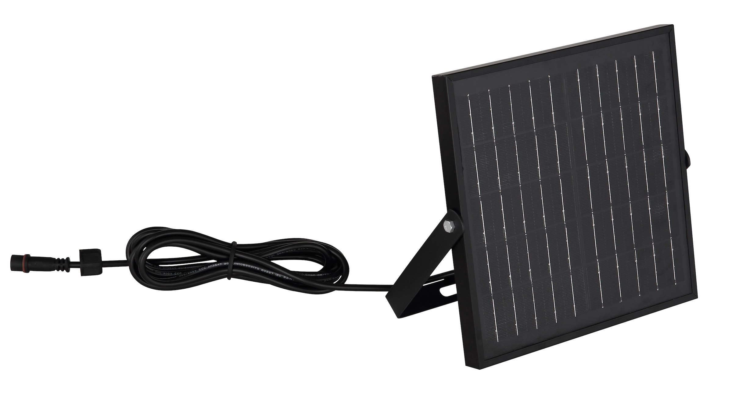 GLOBO LIGHTING LED Solarleuchte »SOLARLEUCHTE KUNSTSTOFF SCHWARZ MATT, 1XLED«, Leuchtmittel LED-Modul | LED fest integriert, Solar/IP65/beweglich/Garten/Außenbereich