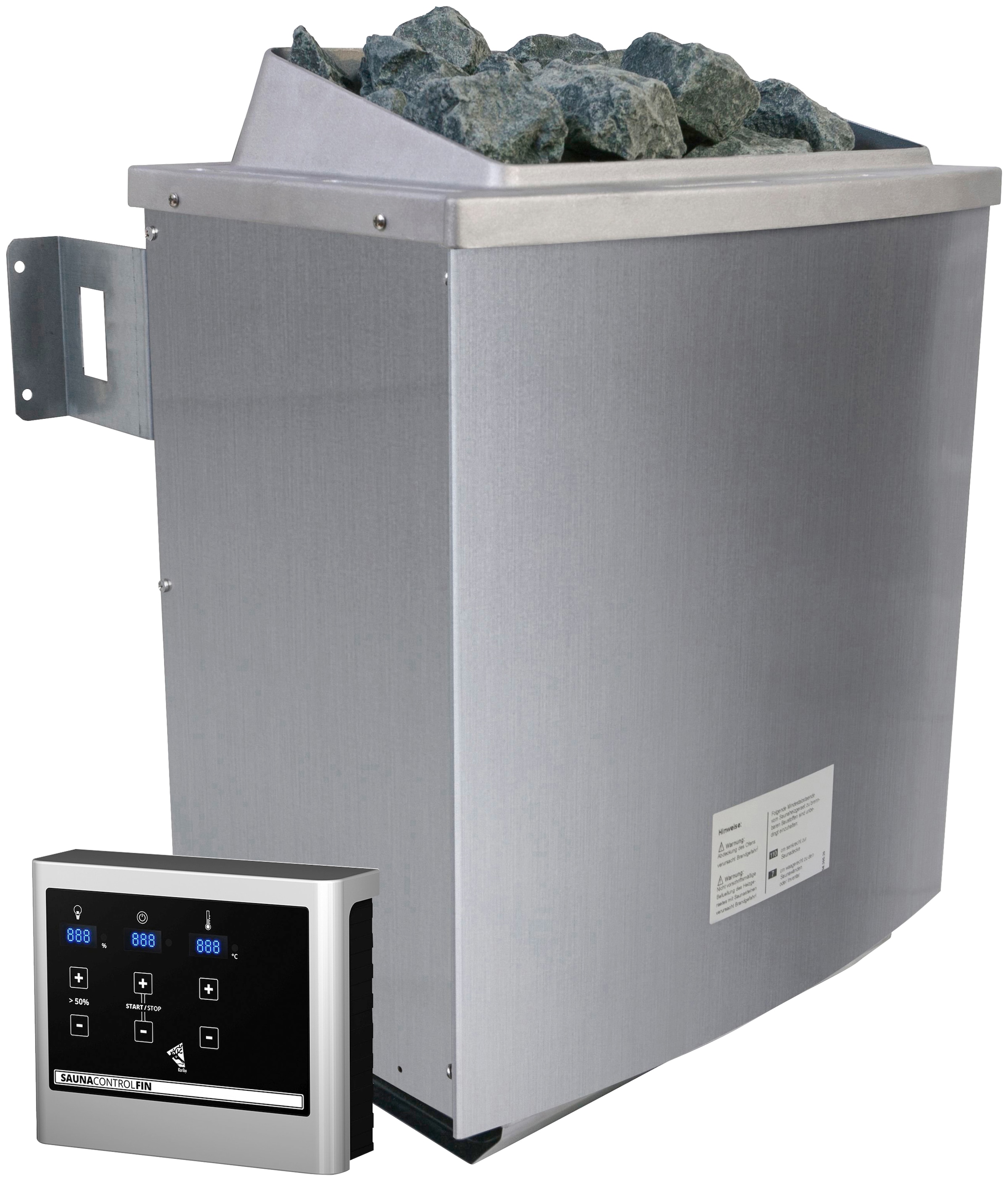 Karibu Sauna »Gitte« Set,  Ofen 9 KW externe Strg easy