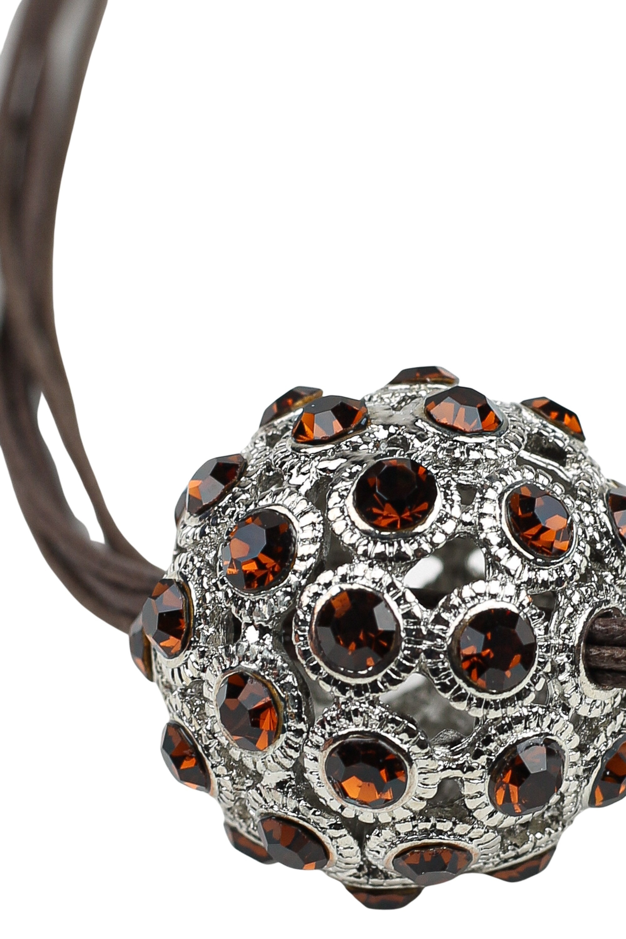 3. Bild von COLLEZIONE ALESSANDRO Kette mit Anhänger »Crystal«, mit Glassteinen
