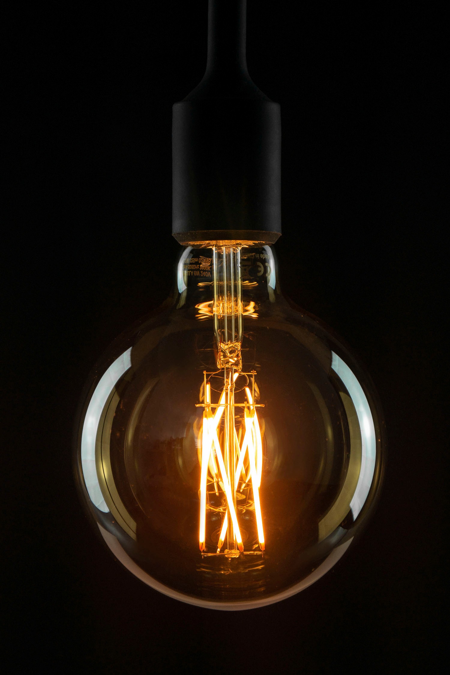 SEGULA LED-Leuchtmittel »LED Globe 125 gold«, E27, 1 St., Extra-Warmweiß, LED Globe 125 gold, E27, 5W, CRI 90, dimmbar