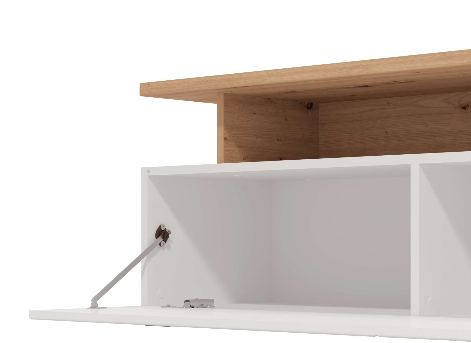 INOSIGN Lowboard »Arctic TV-Board«, TV-Kommode,Br. 170 cm, mit und ohne LED-Beleuchtung,Front mit Fräsung