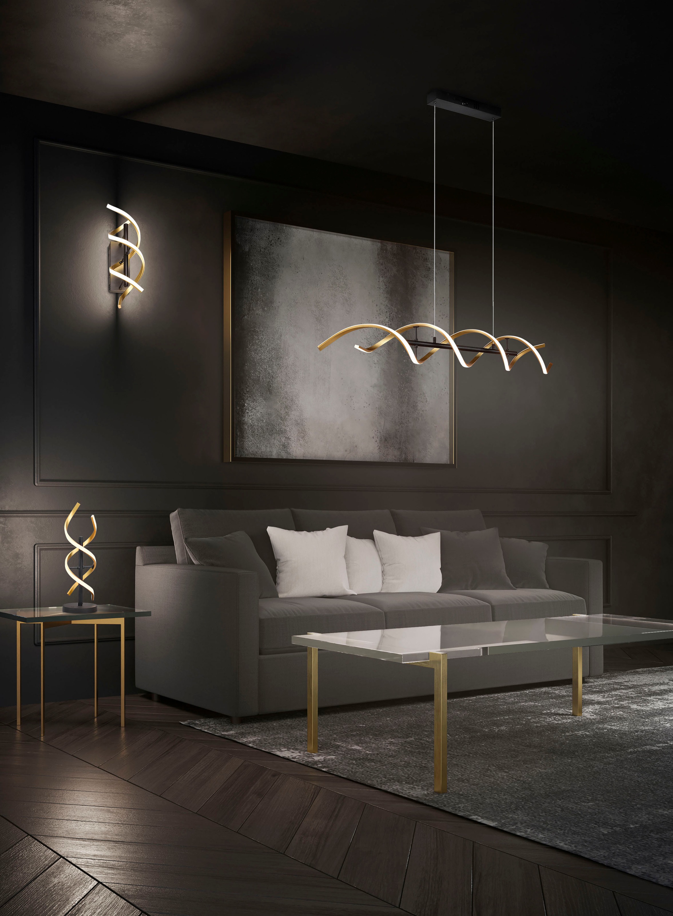 TRIO Leuchten LED Pendelleuchte »Sequence«, 1 flammig, Leuchtmittel LED-Boa günstig online kaufen