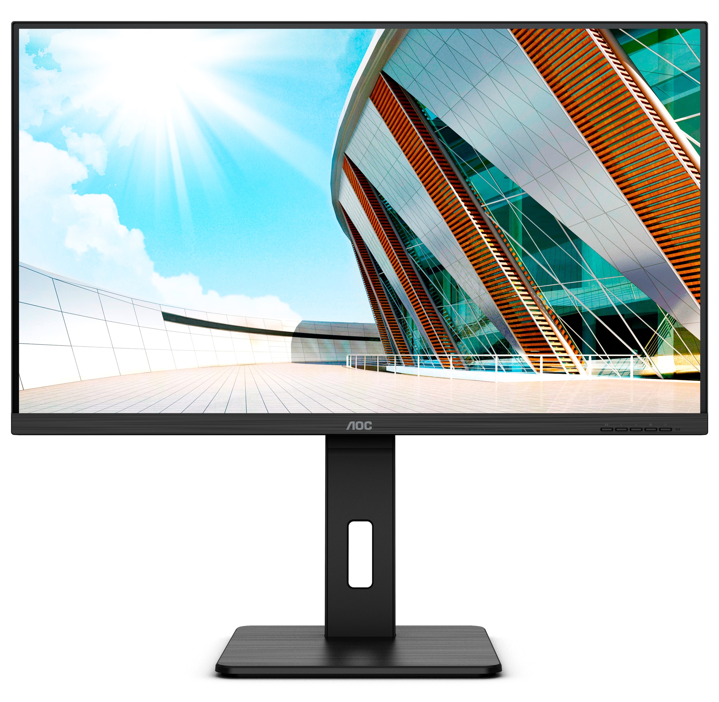 AOC LCD-Monitor »U32P2CA« 80 cm/32 ′′ 3840 x 2160 px 4 Reaktionszeit 60 Hz schwarz neig-, schwenk- & höhenverstellbar, VESA Wandhalterung,...