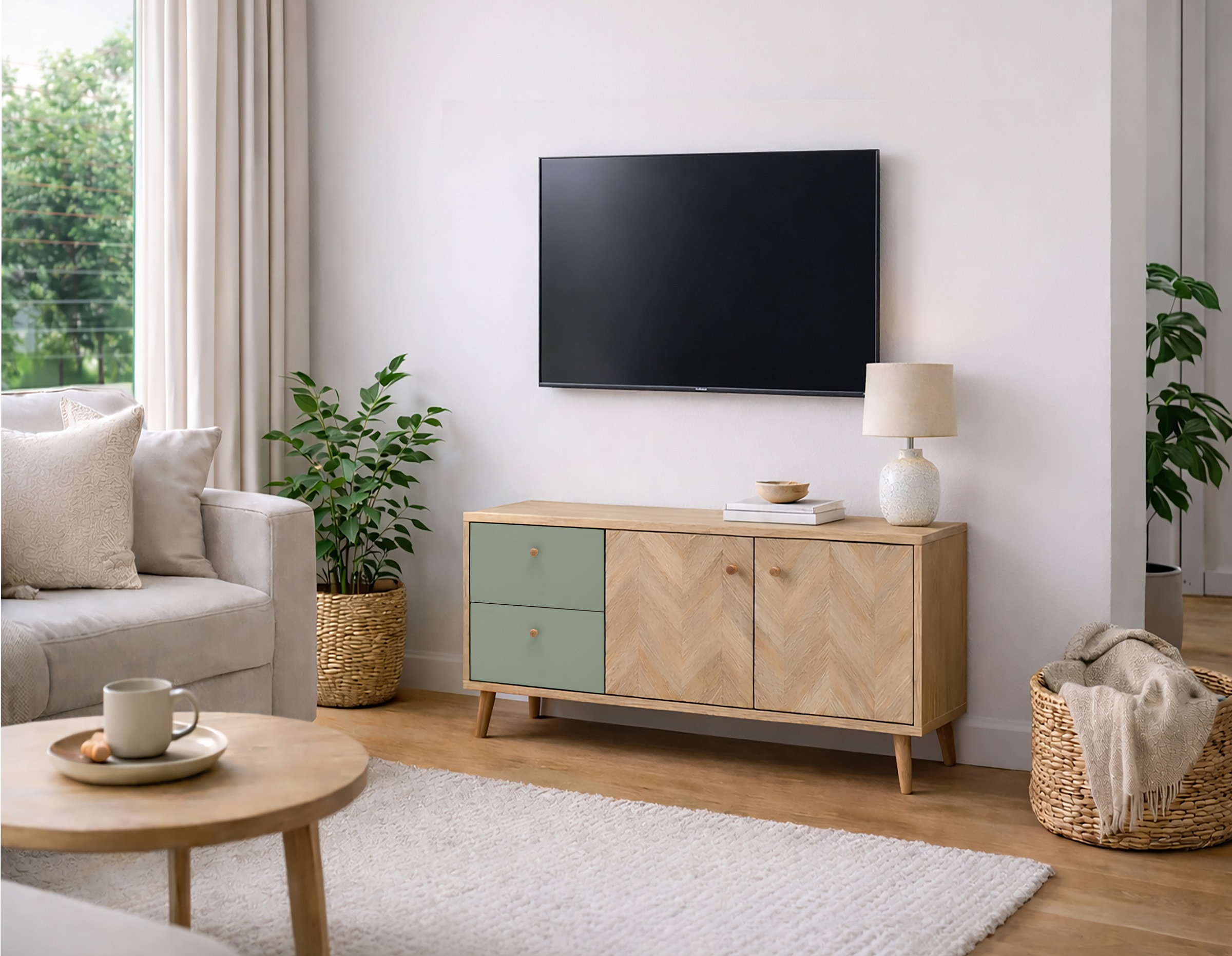 Schildmeyer TV-Board »Visby, Breite 109 cm« 1 Stk. tlg. Made in Germany
