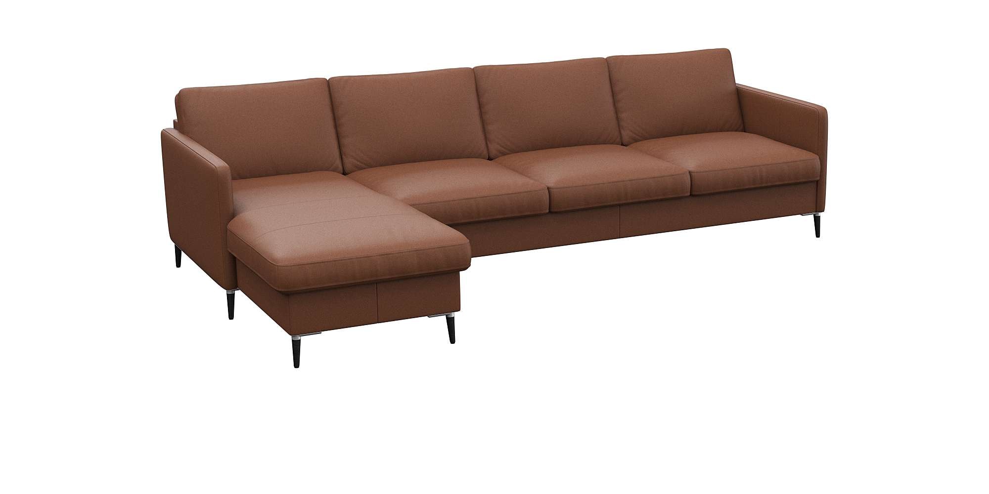 FLEXLUX Ecksofa "Fiore, L-Form, bequem und komfortabel durch hochwertigem S günstig online kaufen