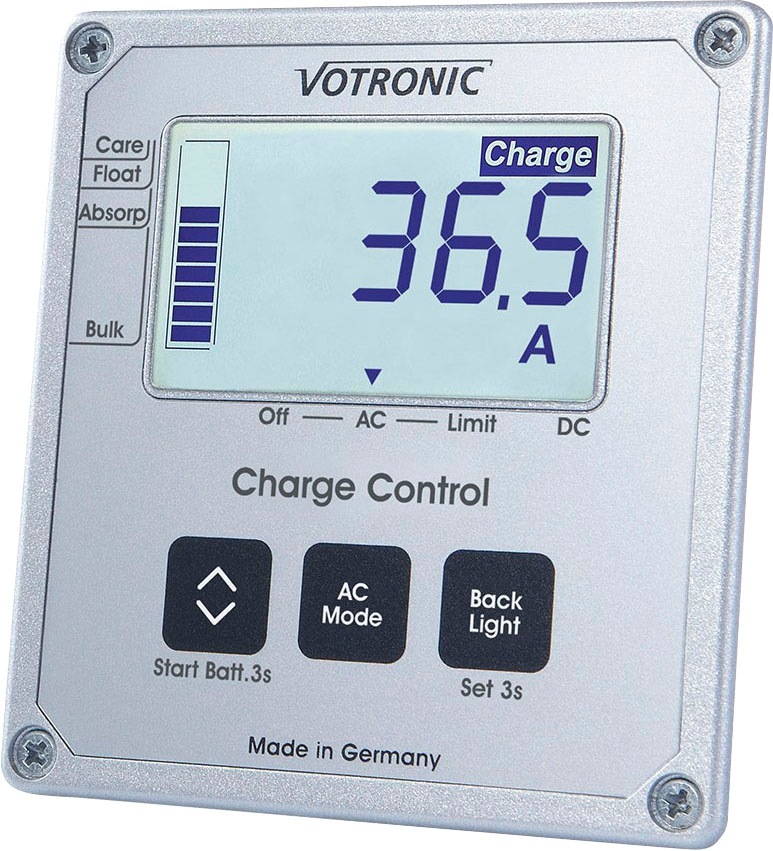 offgridtec Solaranlage »mTriple S mit 1 x 120W Solarmodul, 30/20/250 Votronic Triple Charger«, (Set), mit 1247 Charge Control Display, für Wohnmobile