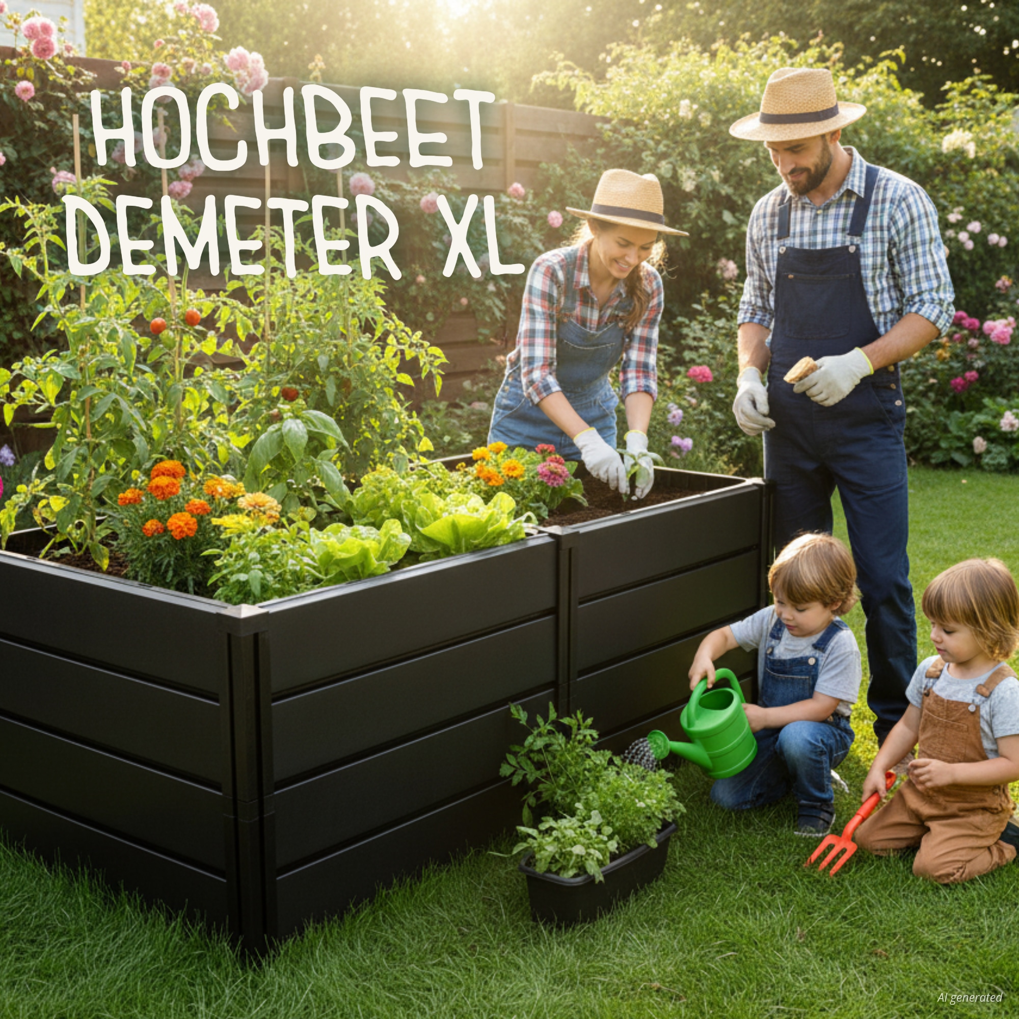 KHW Hochbeet »Demeter XL« MADE IN GERMANY BxTxH: 158x82x61 cm, 672 Liter