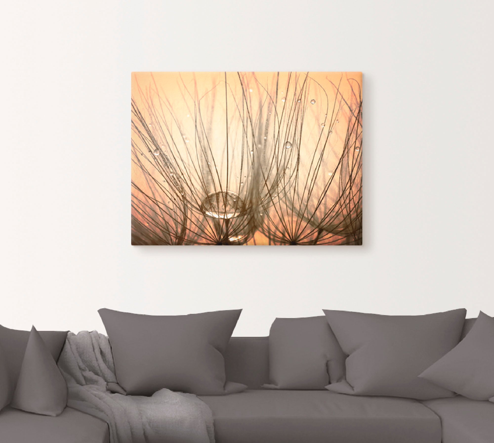 Artland Leinwandbild »Pusteblume I«, Blumen, (1 St.), auf Keilrahmen gespannt
