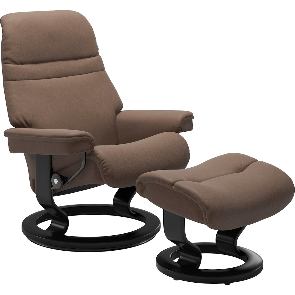 Stressless® Relaxsessel »Sunrise«, (Set, Relaxsessel mit Hocker)