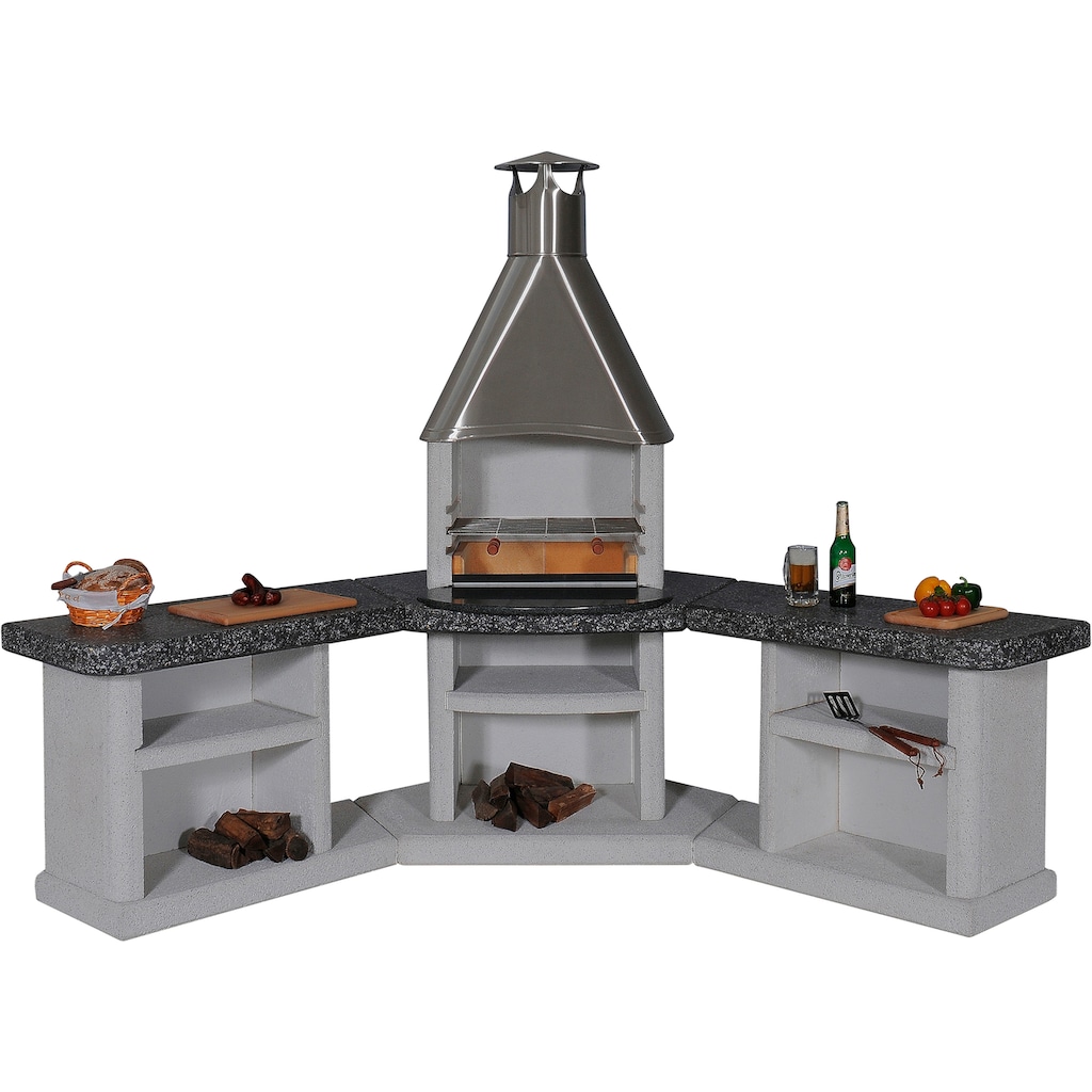 WELLFIRE Grillkamin »Ardea«, BxTxH: 188x73x192 cm