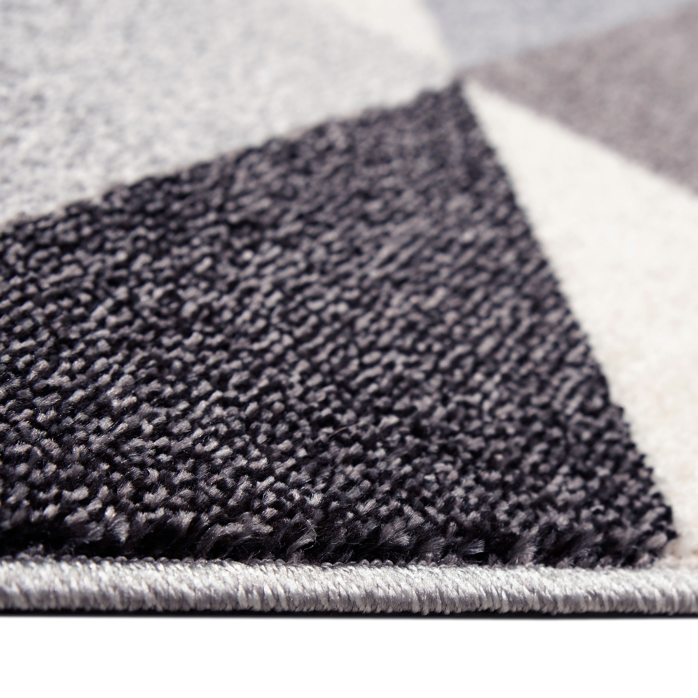 my home Teppich »Berlad Geo«, rechteckig, 9 mm Höhe, mit besonders weichem Flor, Kurzflor, modernes geometrisches Design