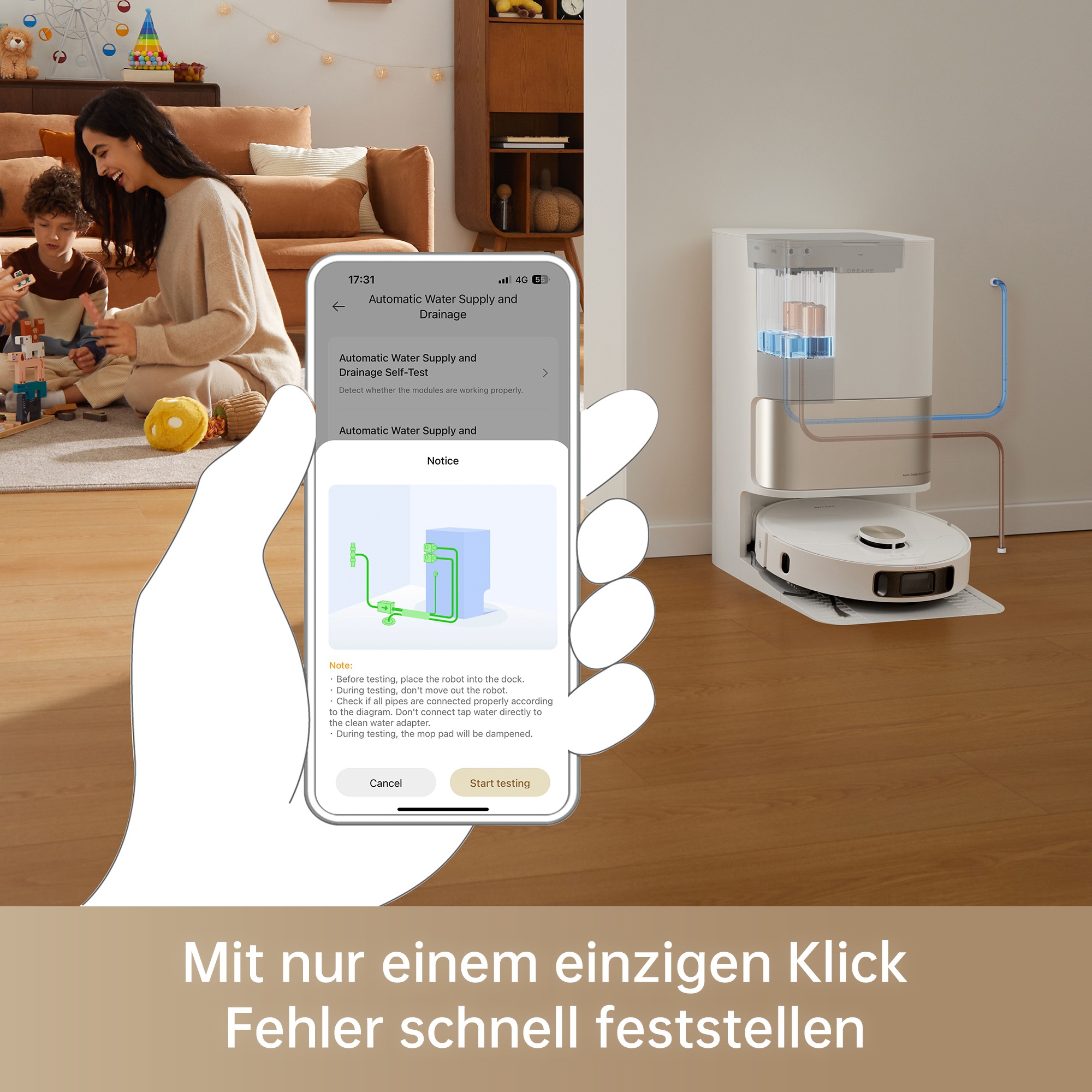 Dreame Staubsaugerrohr »Wasseranschluss-Set SP00477«