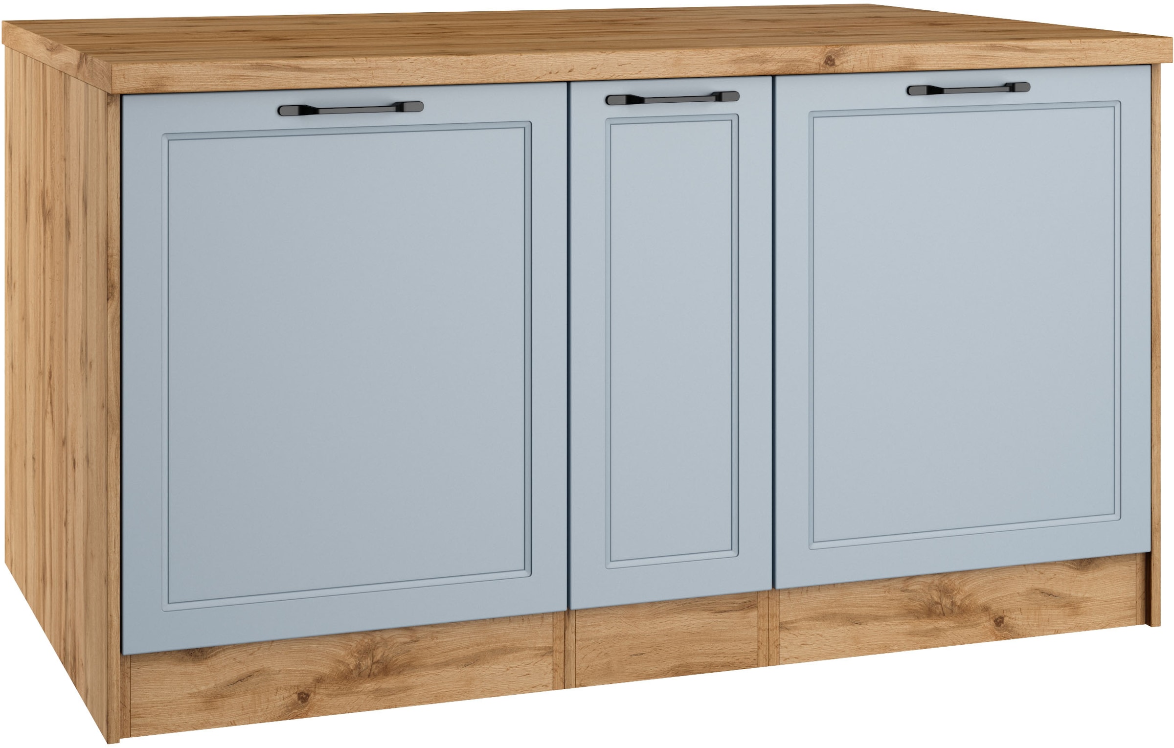 KOCHSTATION Kücheninsel »KS-Lana, Breite 153 cm«, MDF-Fronten, Arbeitsplatte 38mm stark