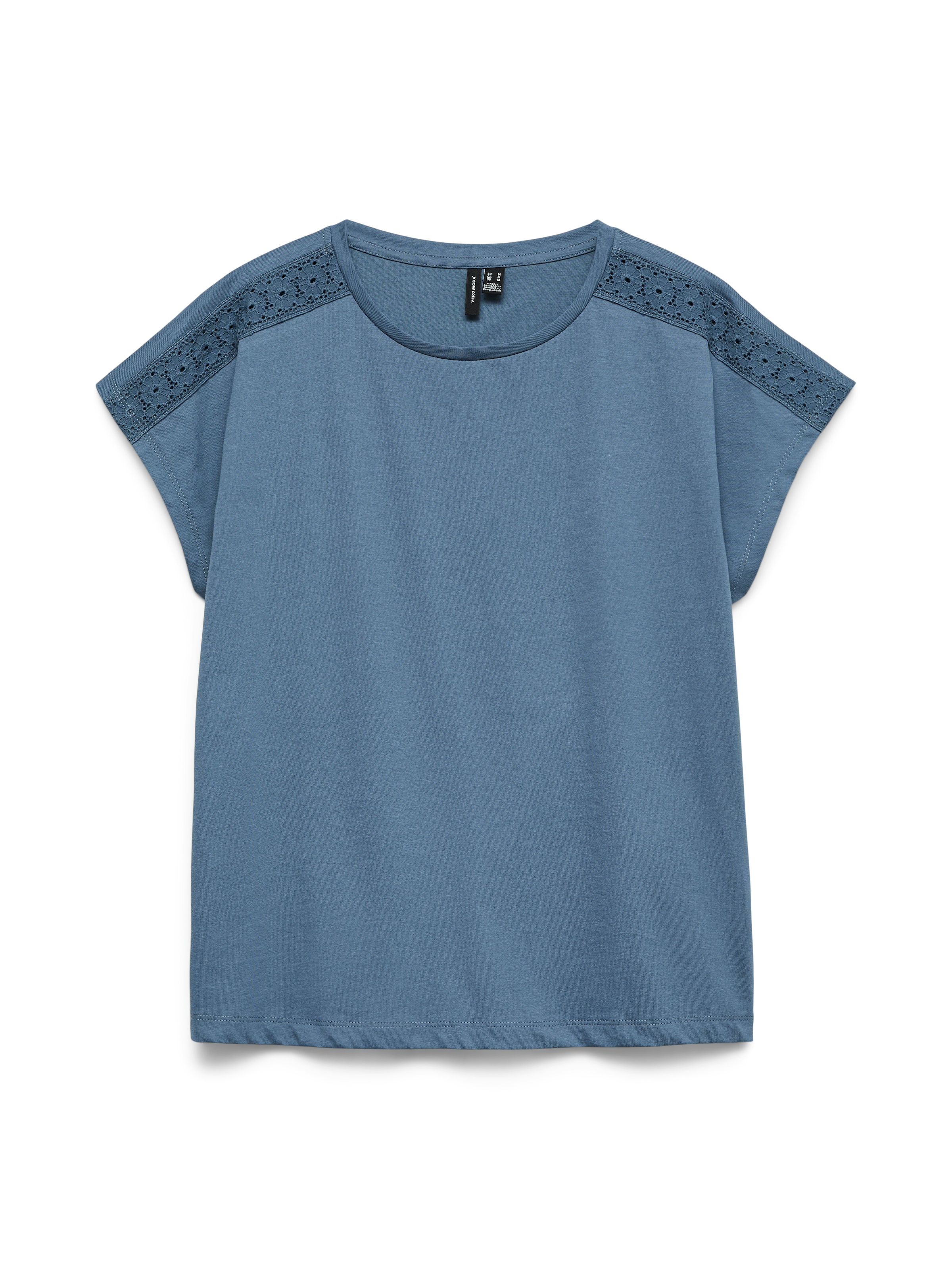 Vero Moda Kurzarmshirt »VMEMMY SS LACE TAPE TOP JRS GA NOOS«