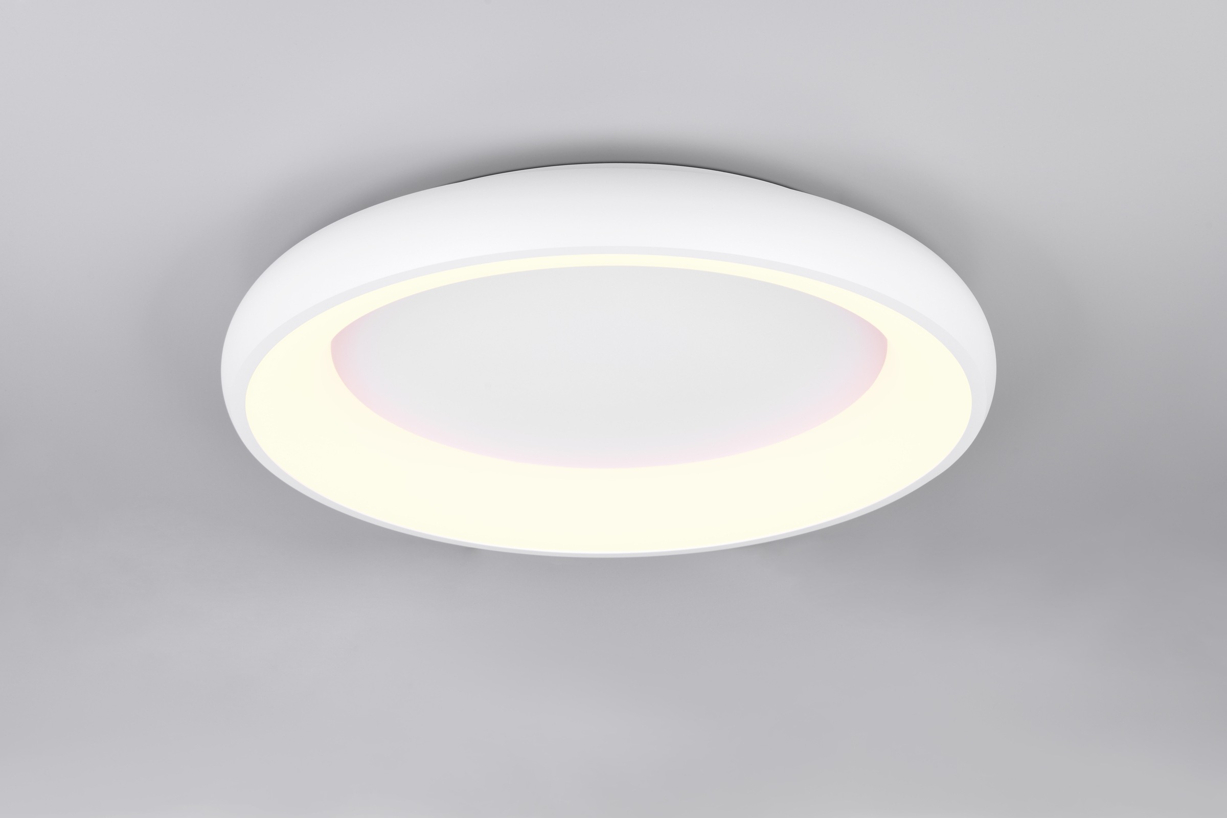 TRIO Leuchten LED Deckenleuchte »CARDONA, runde LED Deckenlampe Büro, Ø 62cm, 4400 Lumen 38W, dimmbar«, 1 flammig, Leuchtmittel LED-Board | LED fest integriert, CCT - Lichtfarbe einstellbar 2300/3000/4000K, auch Wandmontage möglich