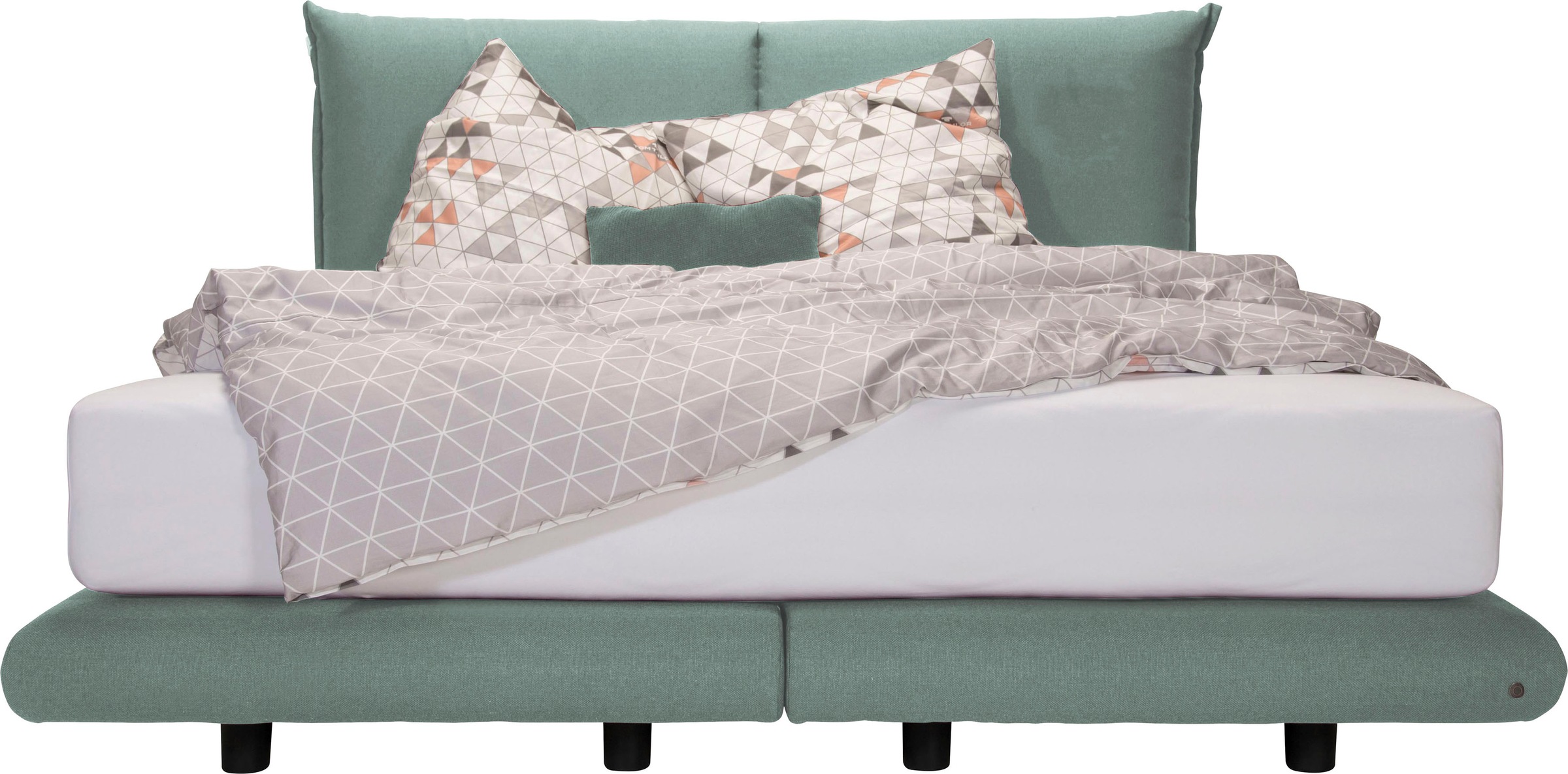 3. Bild von TOM TAILOR HOME Boxspringbett »SOHO PILLOW BOX«, in Schwebeoptik, Kopfteil in Kissenform, Höhe 120 cm