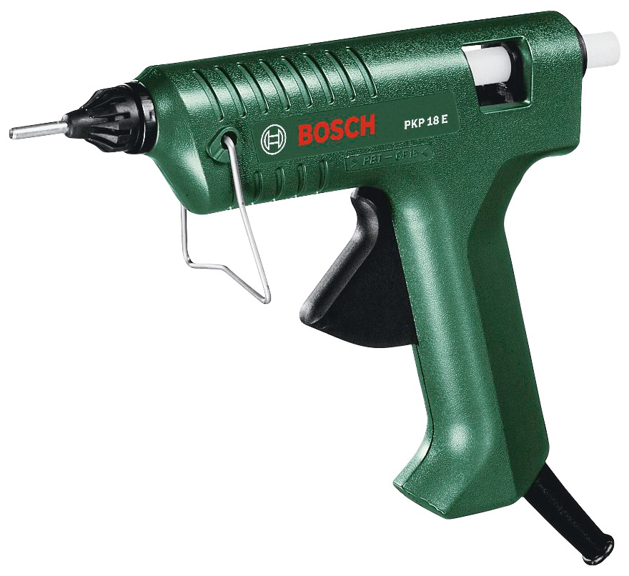 Bosch Home & Garden Heißklebepistole »PKP 18 E«, (1 extralange Düse, 1 Stick Schmelzkleber)