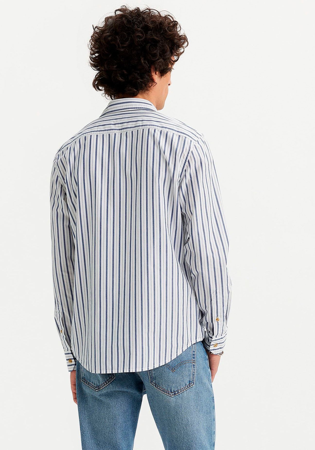 Levi's® Streifenhemd »BATTERY HM SHIRT SLIM«