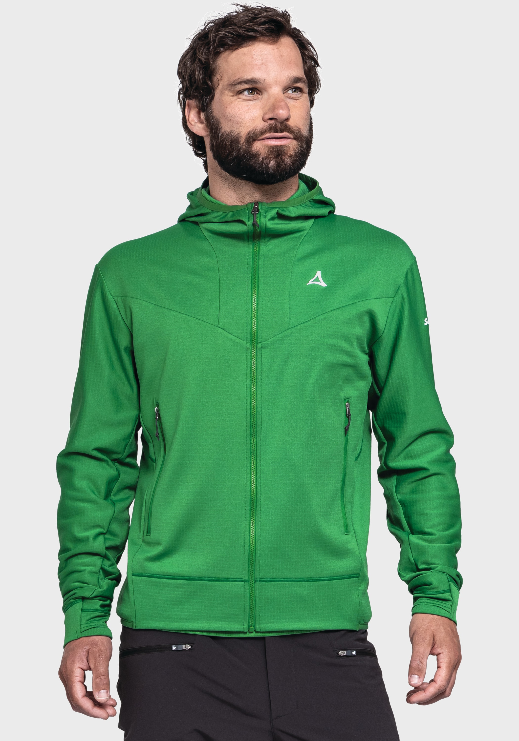 Schöffel Fleecejacke »Mountain Fleece Hoody Style Blaueis MNS«, mit Kapuze