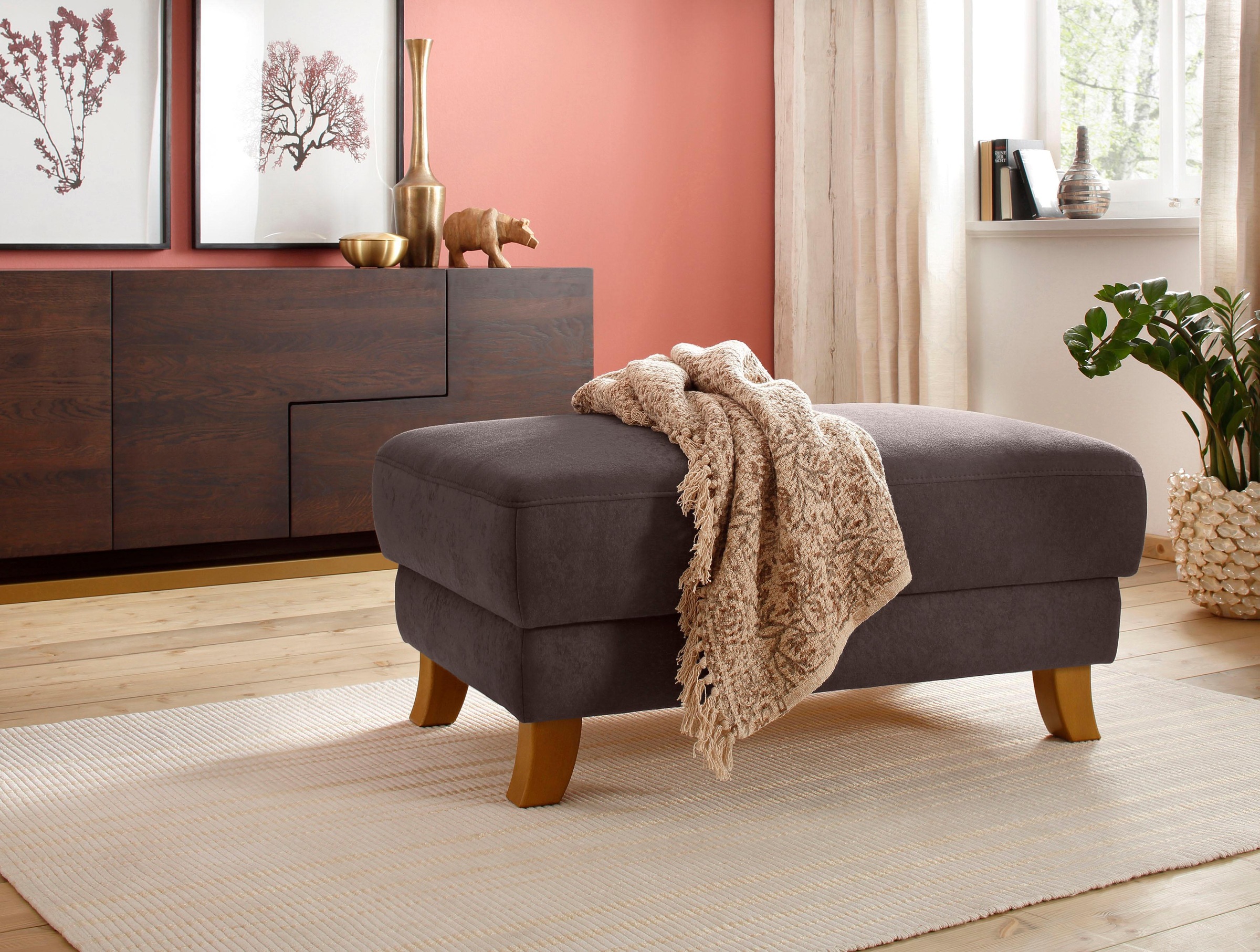 Home affaire Hocker »Trondheim« mit Stauraum und Federkern