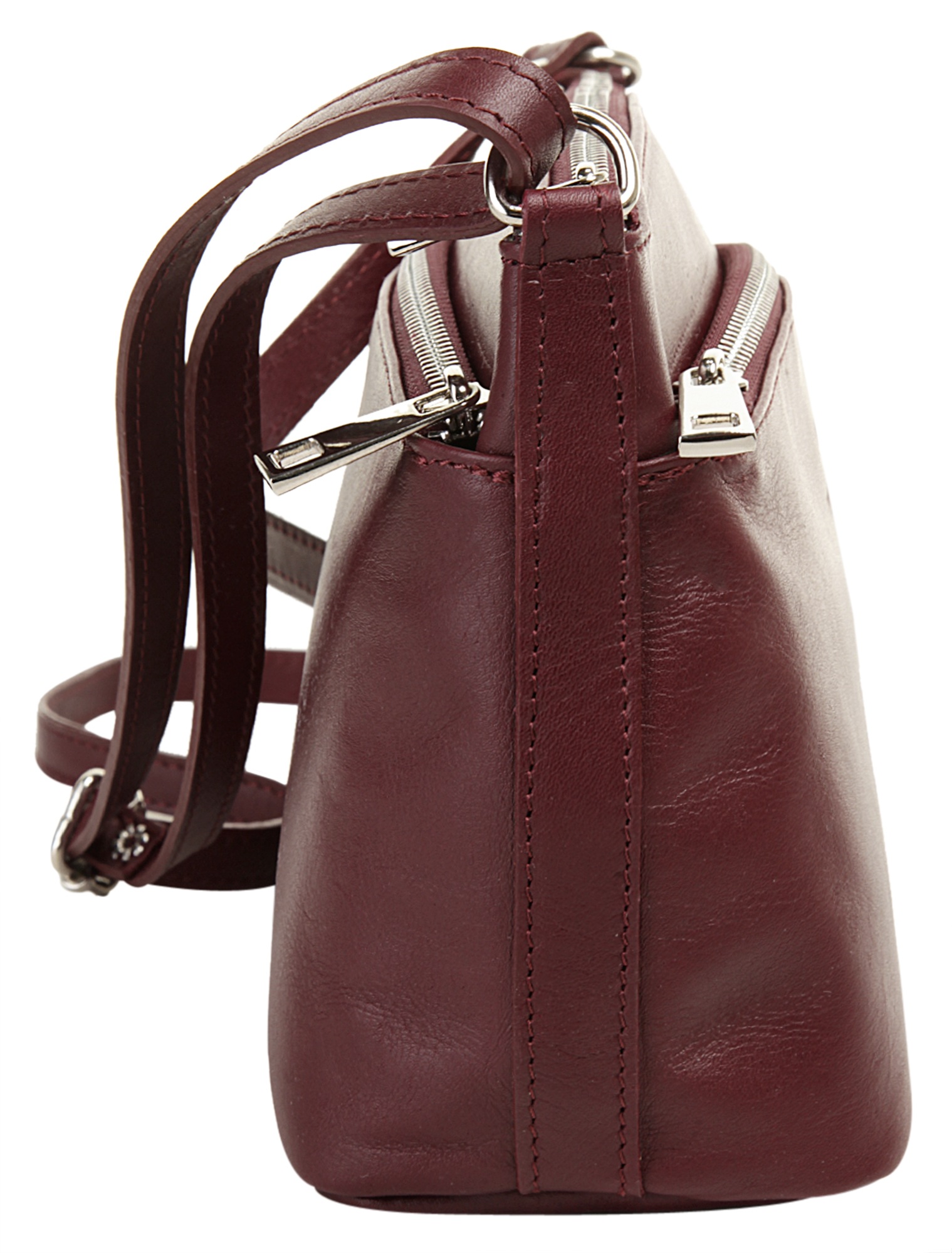 Samantha Look Umhängetasche echt Leder, Made in Italy