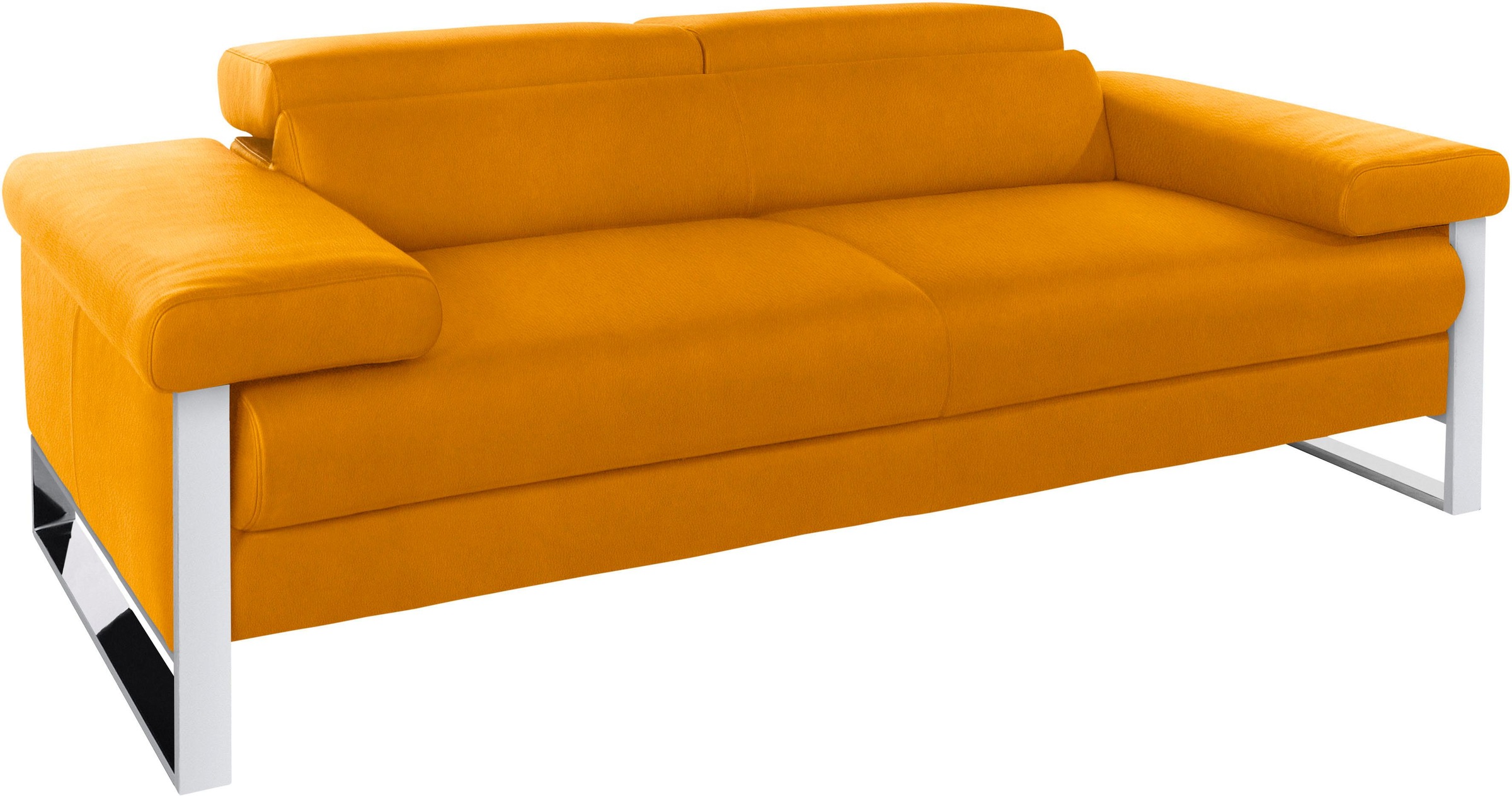 W.SCHILLIG 2-Sitzer »finn«, German Design Award 2016, Fußgestell Chrom glänzend, Breite 210 cm