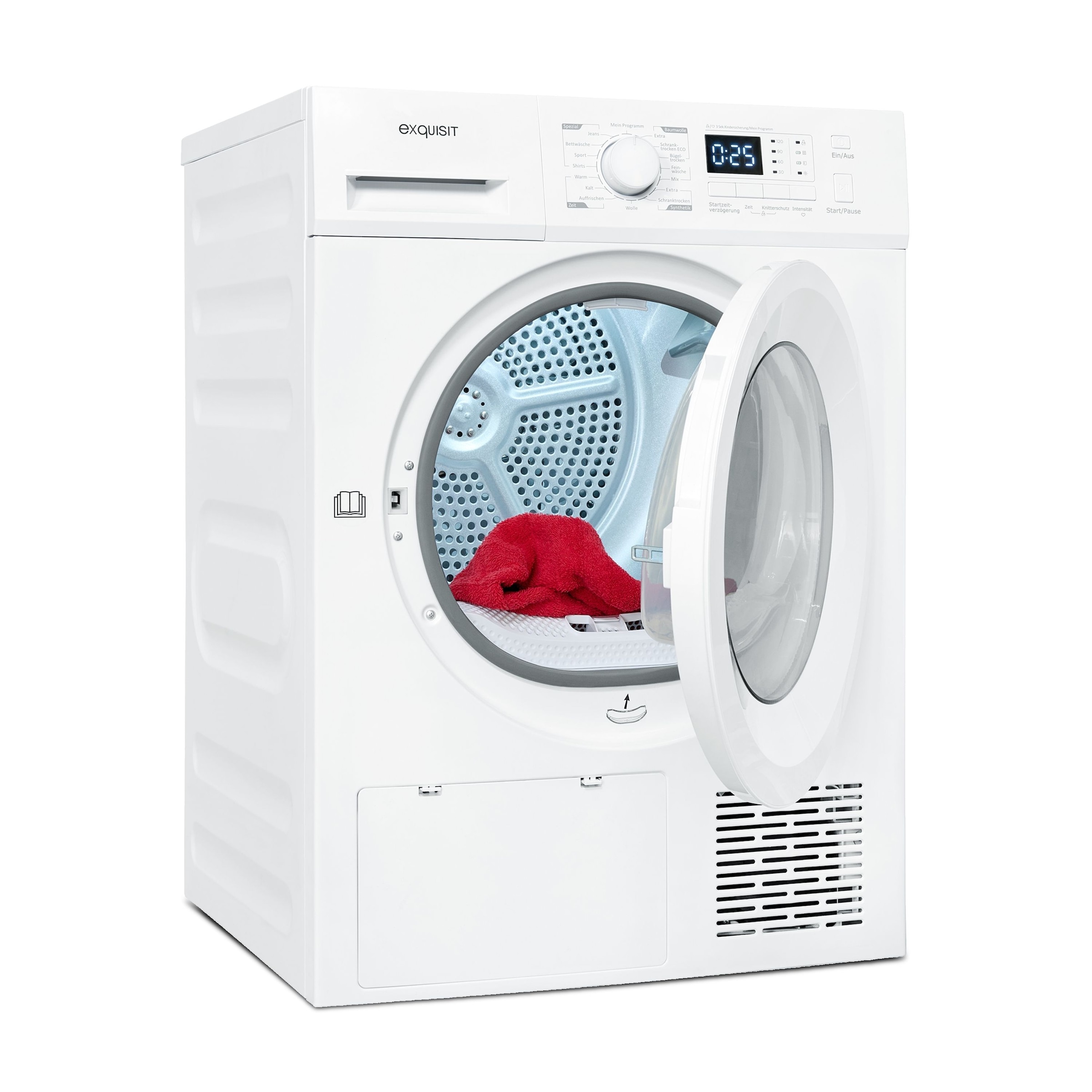 exquisit Wärmepumpentrockner »TWP803-030 weiss«, 8 kg, 16 Programme, Startz günstig online kaufen