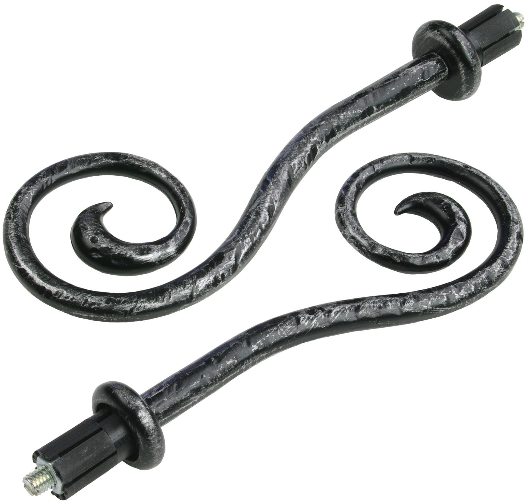 Liedeco Gardinenstange »Esp Spirale«, 2 läufig-läufig, Fixmaß, 2-läufig im Fixmaß Ø 16 mm