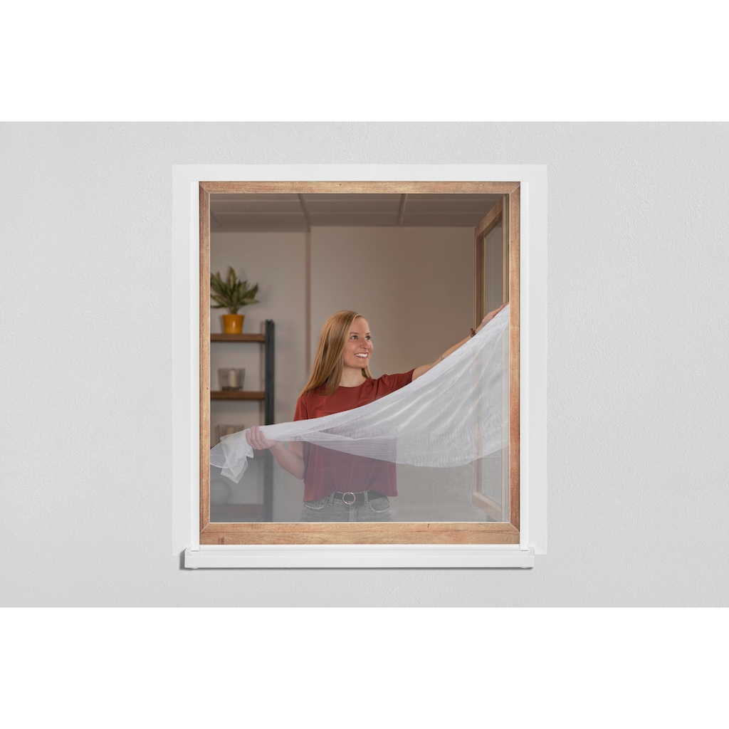 SCHELLENBERG Fliegengitter-Gewebe »Elastic 51003«, elastischer Insektenschutz für Fenster, 130x150 cm, weiß