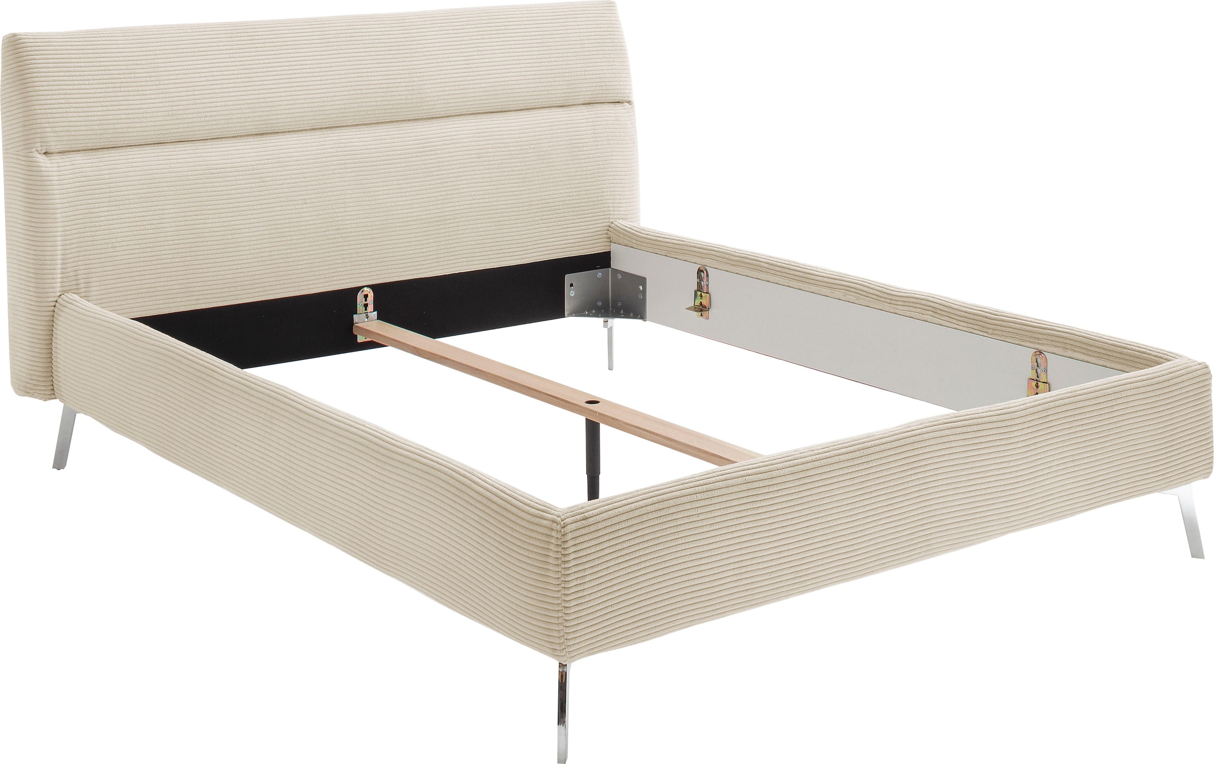 Home affaire Polsterbett »Elvo, weichgepolstertes Kopfteil, wahweise Überlä günstig online kaufen