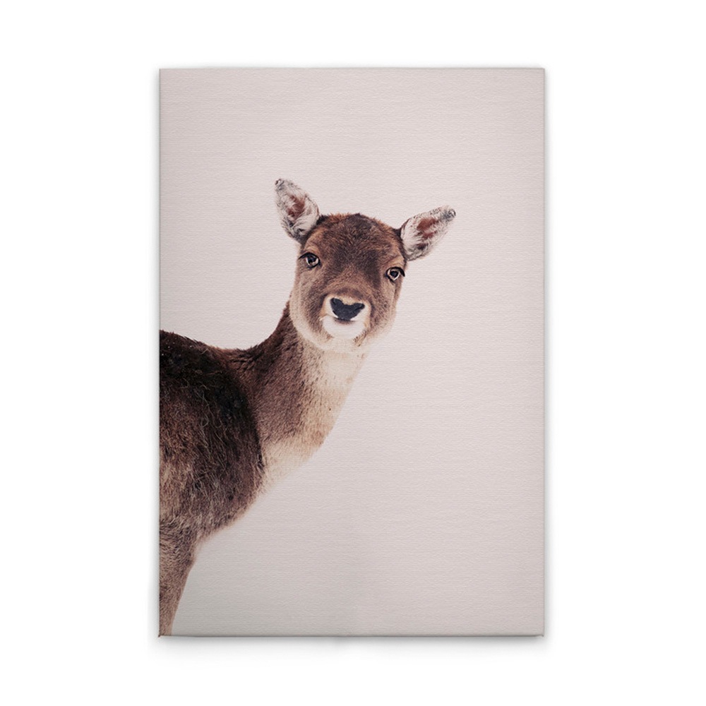 A.S. Création Leinwandbild »Deer Rose - Wandbild Beige Braun Creme Keilrahm günstig online kaufen