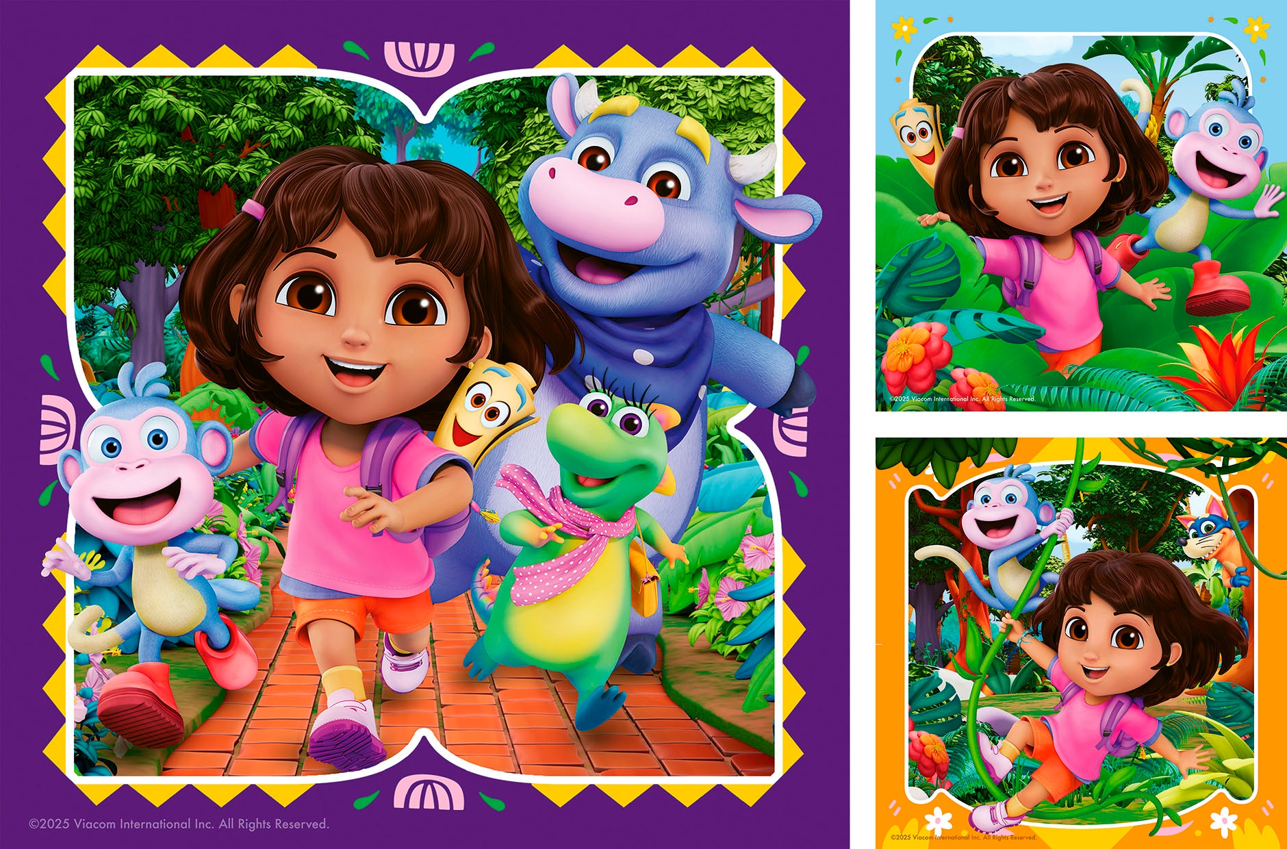 Ravensburger Puzzle »3x49, Dora the Explorer«, Made in Europe