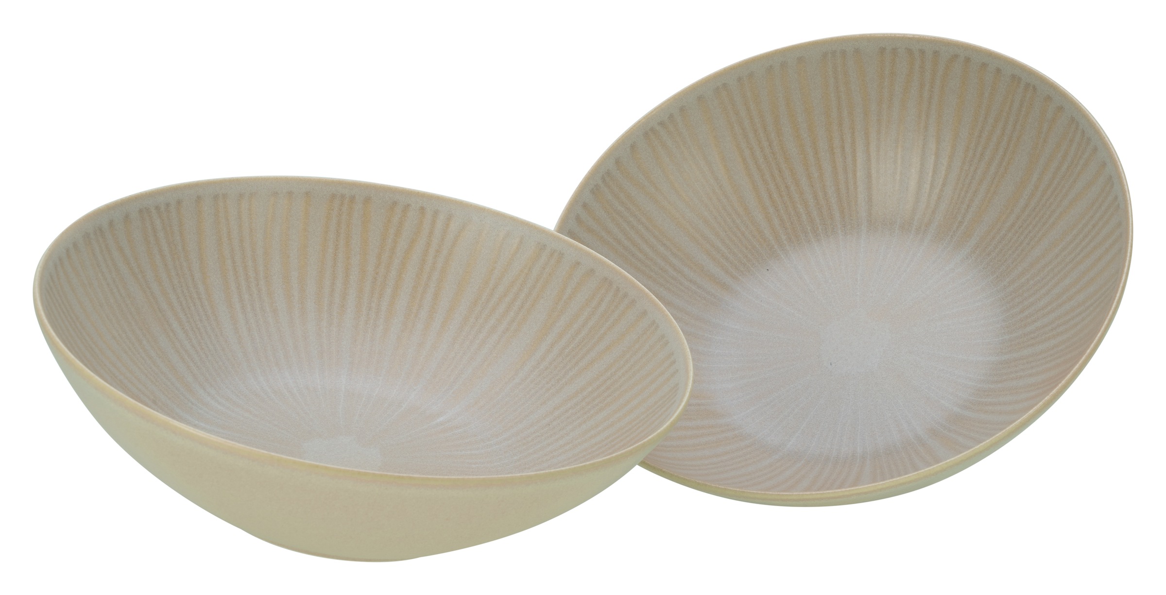 CreaTable Salatschüssel »Vesuvio, Salatschüssel 24 cm 2er Set« 2 Stk. aus S günstig online kaufen