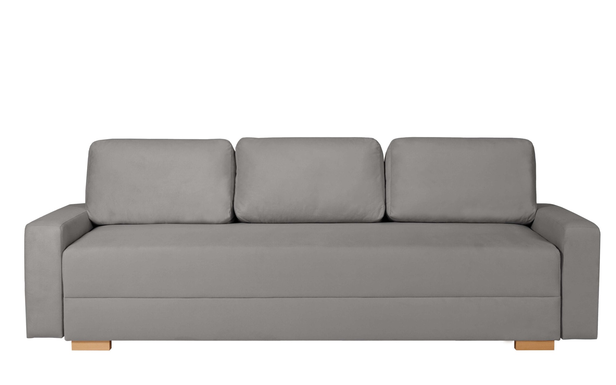 INOSIGN 3-Sitzer »SHERIDIAN Schlafsofa mit Bettkasten, in Feincord & Velvet«, mit Wellenunterfederung, moderne Bezüge, B/H/T 225/94/80
