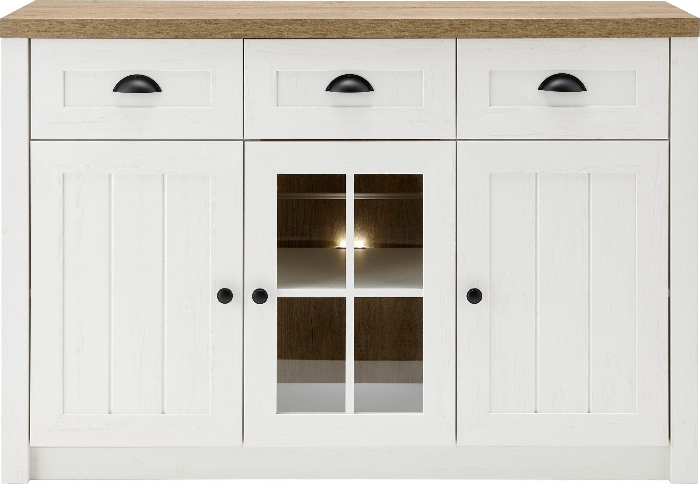 Home affaire Sideboard "Beauvais" Breite ca. 130 cm günstig online kaufen