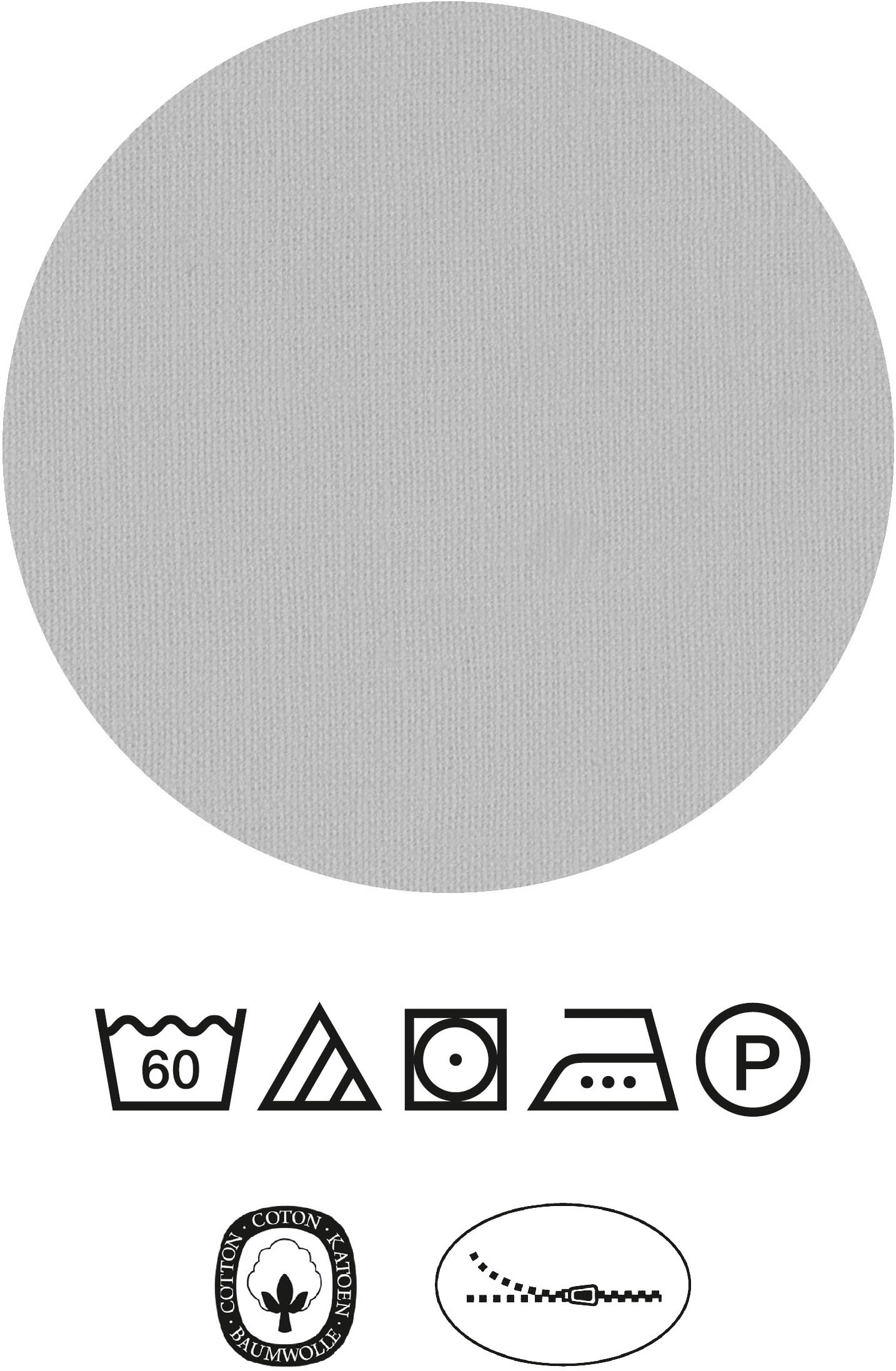 HECHTER PARIS Wendebettwäsche »0041305« 2 Stk. hautsympathisch, 100% Baumwolle, Reißverschluss, ganzjährig, LOGO