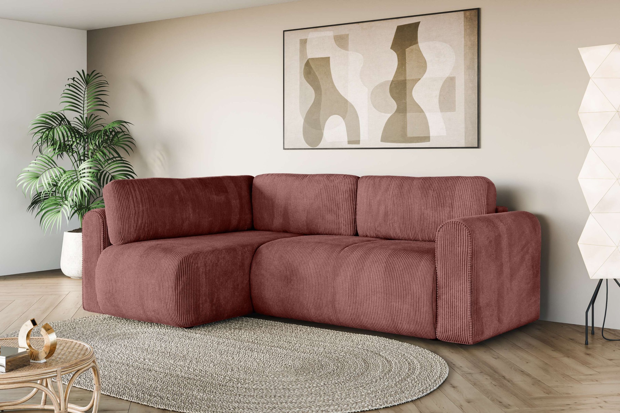 INOSIGN Ecksofa »Zacharia wahlweise Schlafsofa mit Bettkasten, B/T/H 250/16 günstig online kaufen