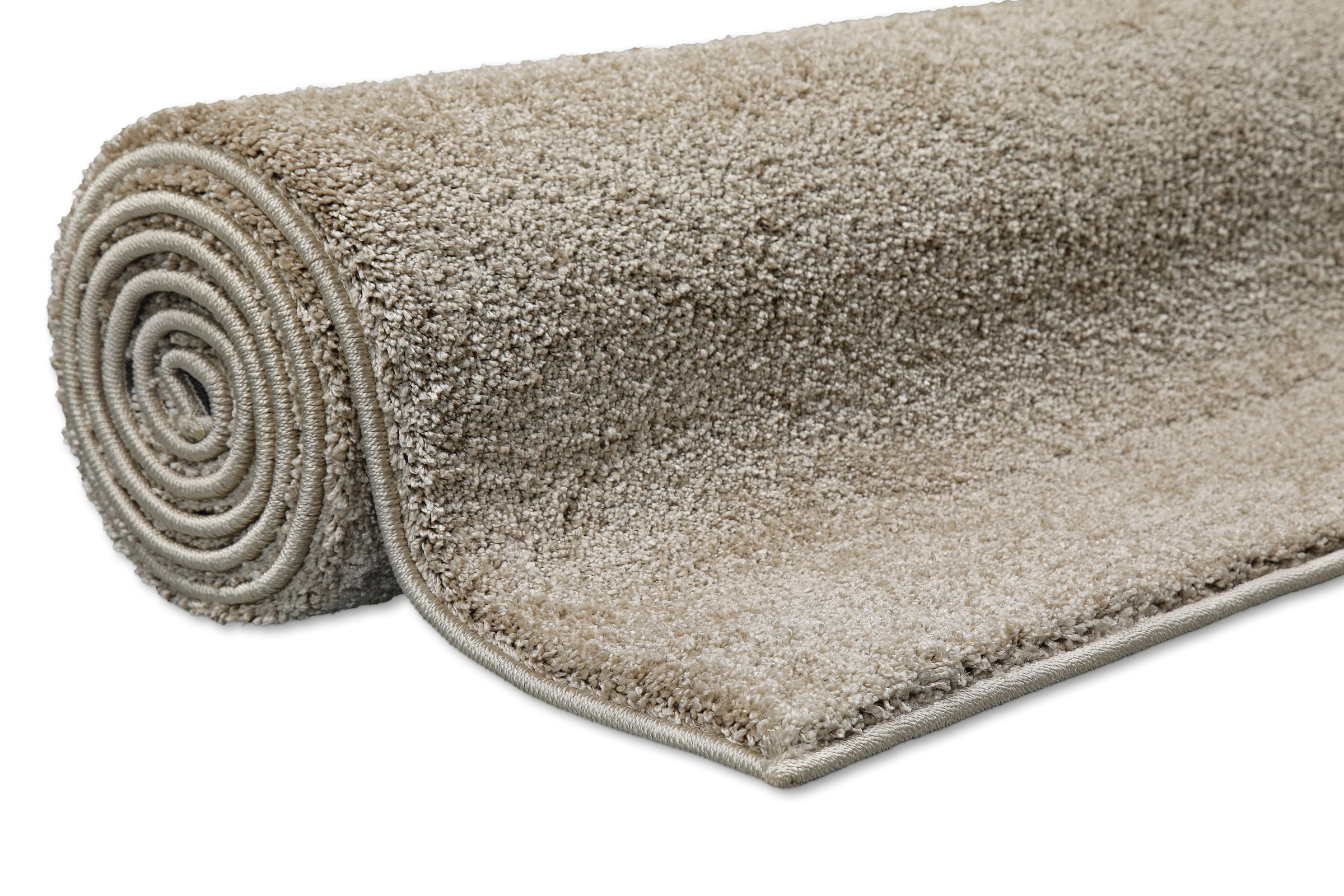 Wecon home Teppich »Wogh« rechteckig 25 mm Höhe Kurzflor, maschinell gewebt, robust, Wohn- & Schlafzimmer, einfarbig