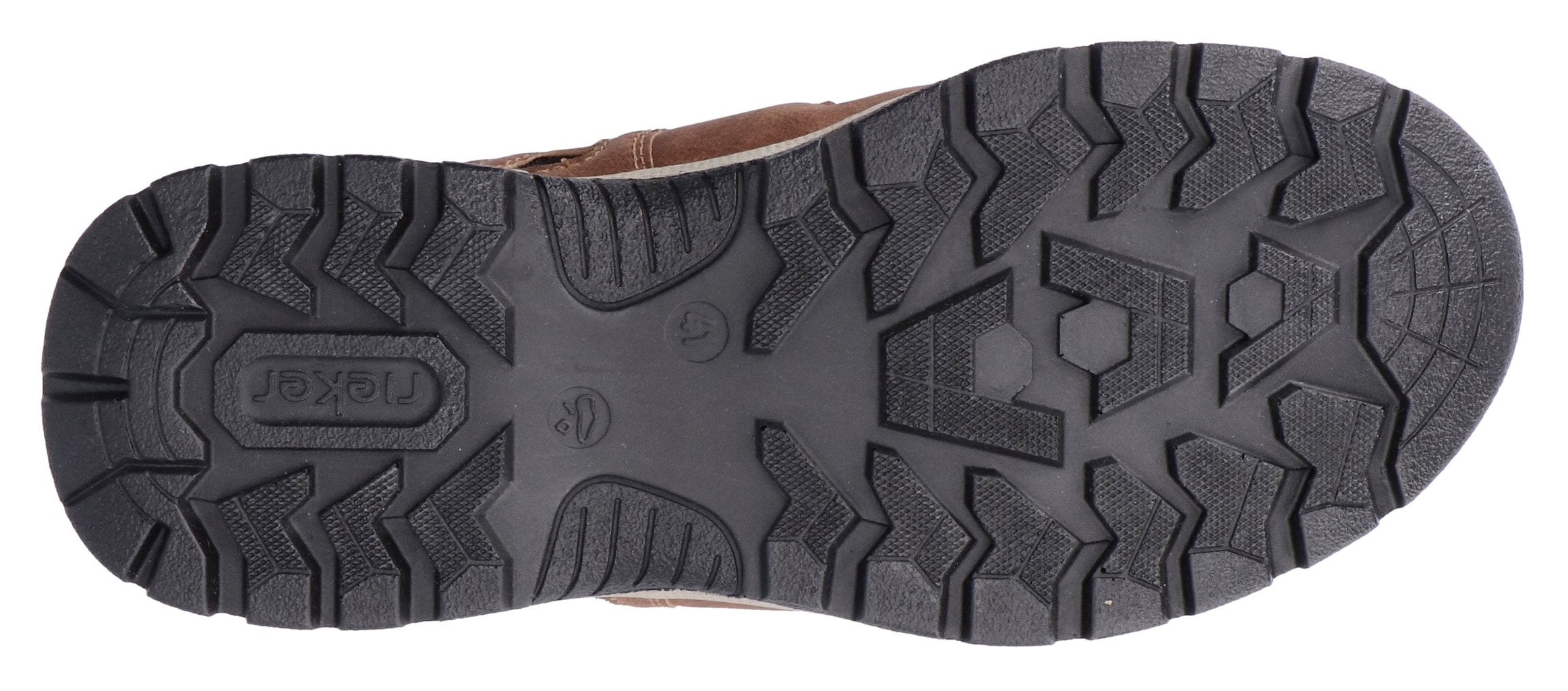 Rieker Slip-On Sneaker, Schlupfschuh, Trekkingschuh, Outdoorschuh mit luftigen Lochungen