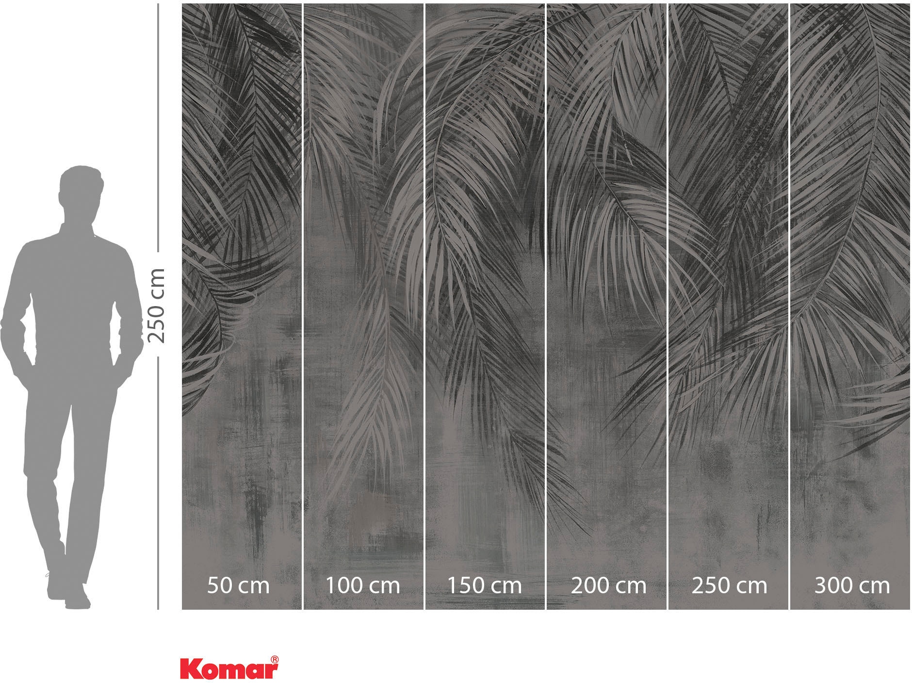 Komar Vliestapete »Digitaldruck Vlies - Natural Nuances - Größe 300 x 250 cm«, bedruckt, Wohnzimmer, Schlafzimmer