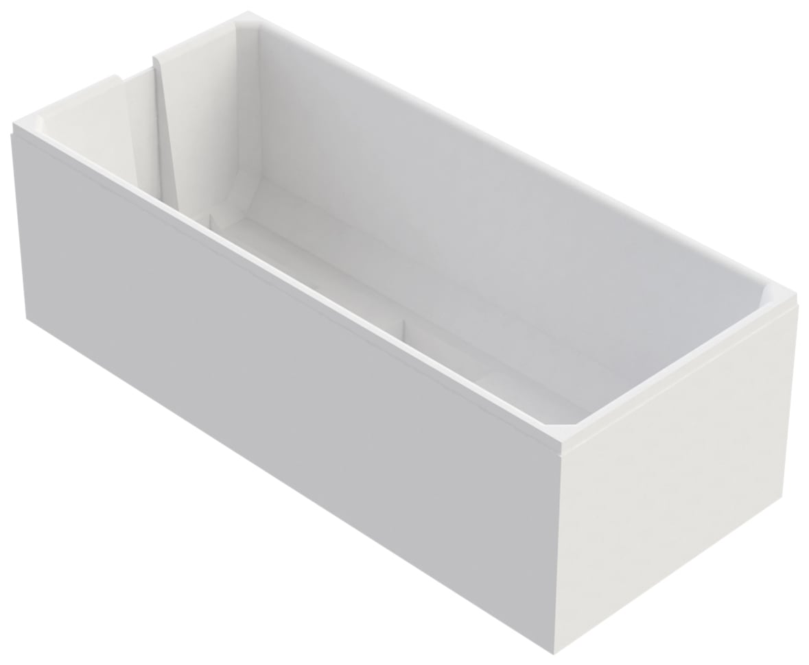 OTTOFOND Badewanne »Set Körpferformbadewanne«, (3 tlg.), 1400/700 mm, Körperformbadewanne