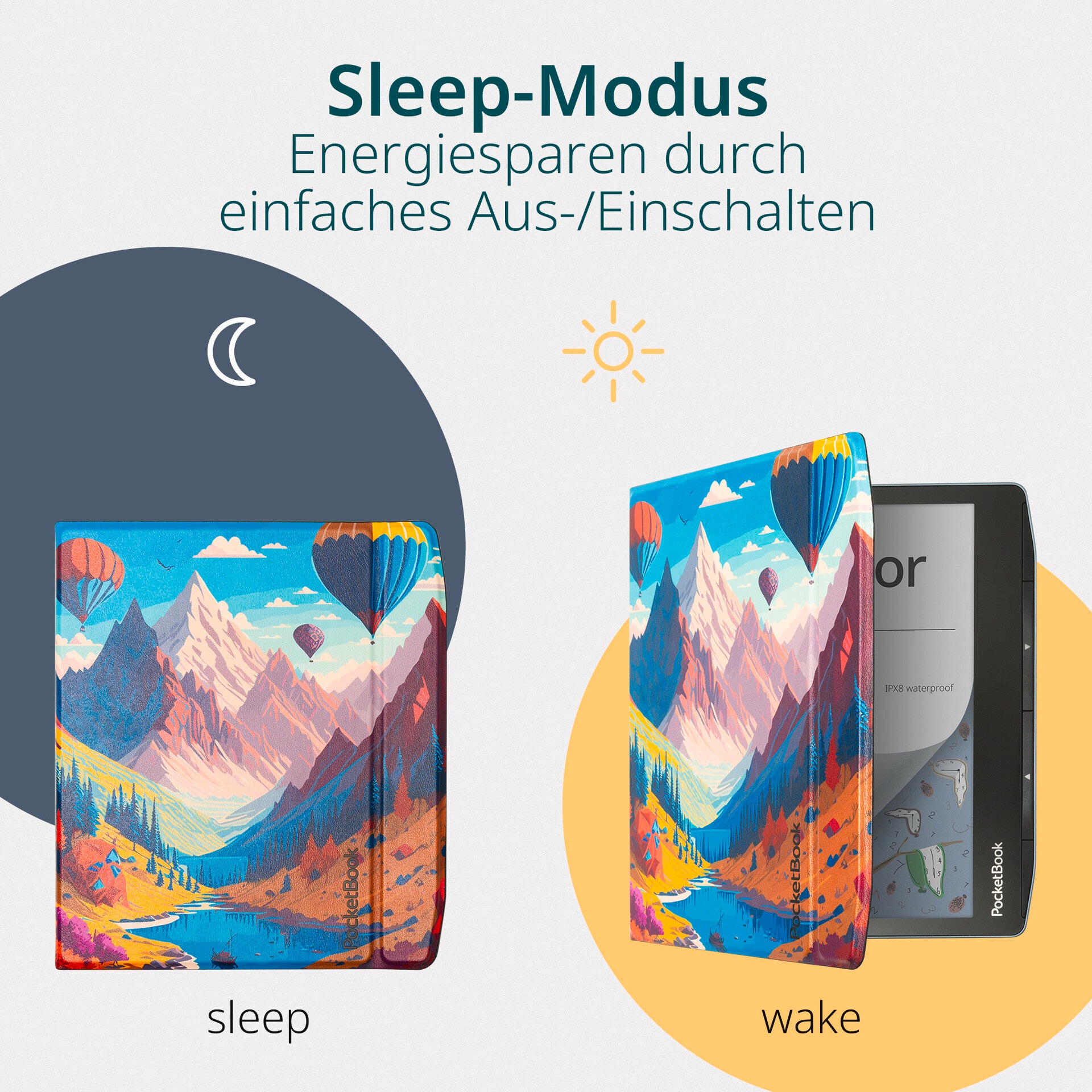 PocketBook E-Reader-Hülle »Flip Cover für PocketBook Era und Era Color«, PocketBook Era-PocketBook Era Color, Backcover, Schutzhülle, Bookcover, Case, Schutzcase, stoßfest