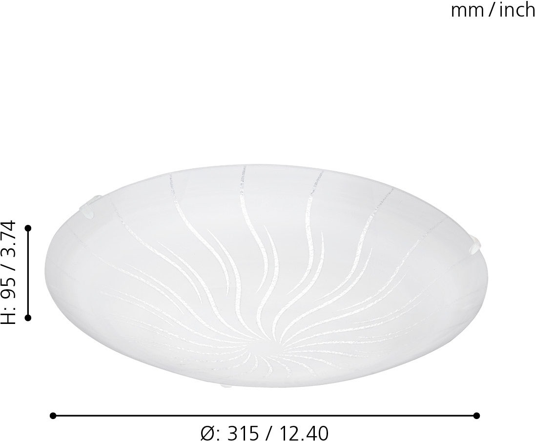 EGLO Deckenleuchte »MARGITTA 1«, 1 flammig, Leuchtmittel LED-Board   LED fe günstig online kaufen