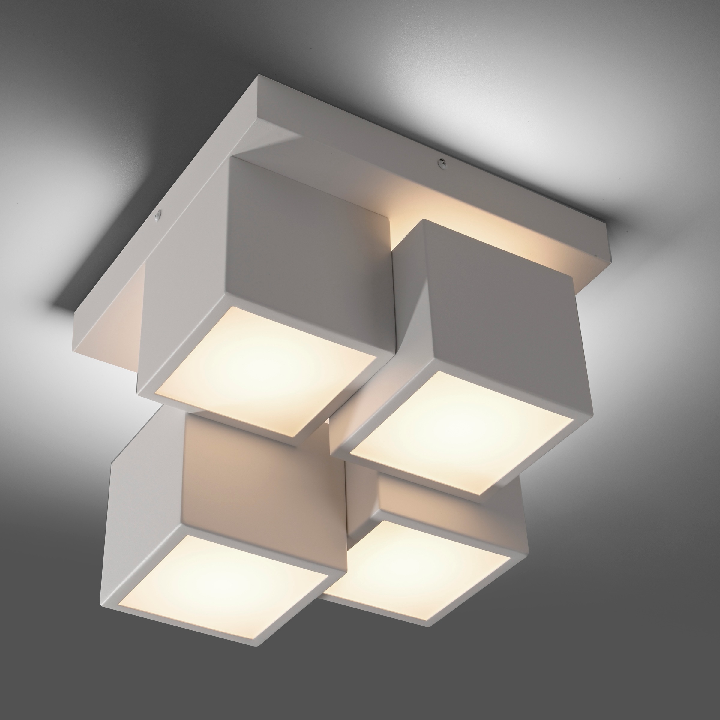 JUST LIGHT Deckenleuchte »TETRIS«, 1 flammig, Leuchtmittel LED-Board | LED fest integriert, LED