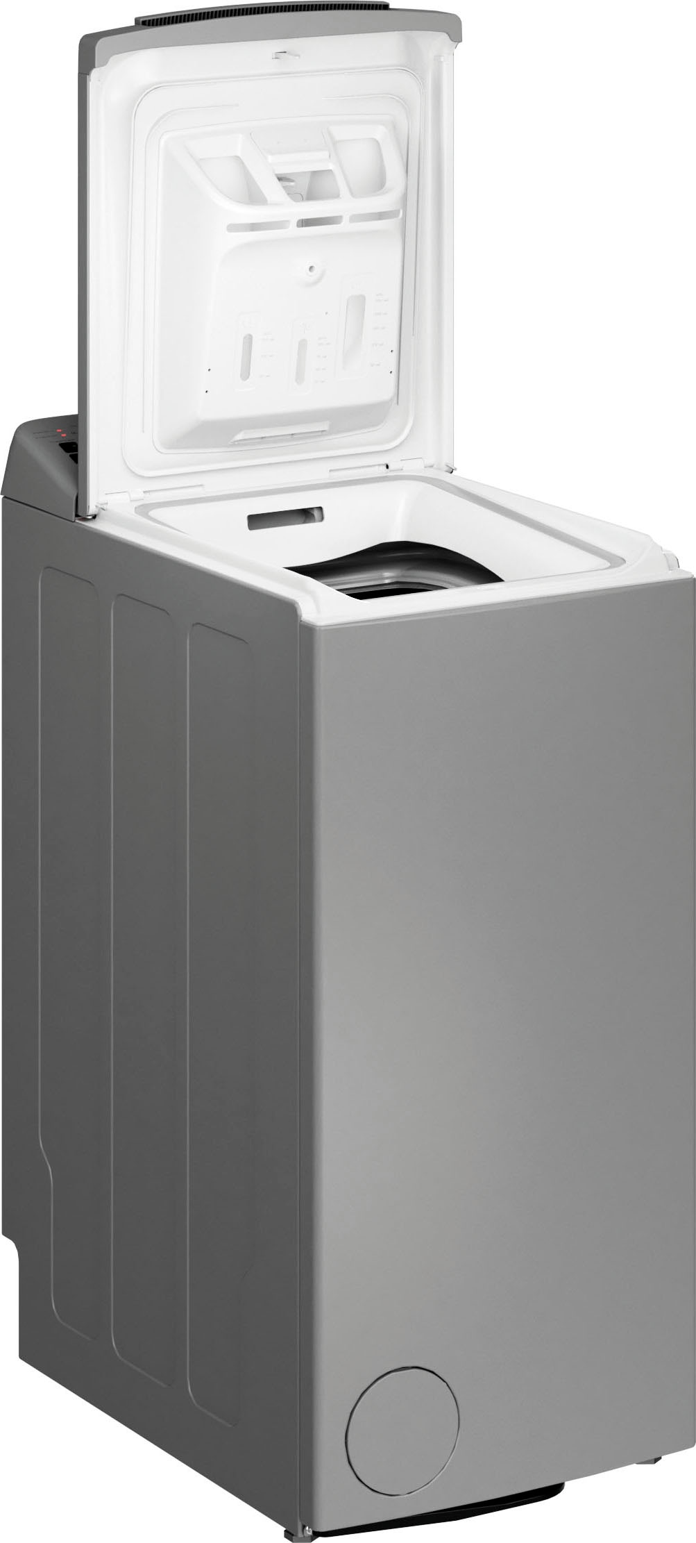BAUKNECHT Waschmaschine Toplader »WMT Silver 6513 D4«, 6,5 kg, 1300 U/min, Kurz 30 min., automatische Trommelpositionierung, Vollwasserschutz