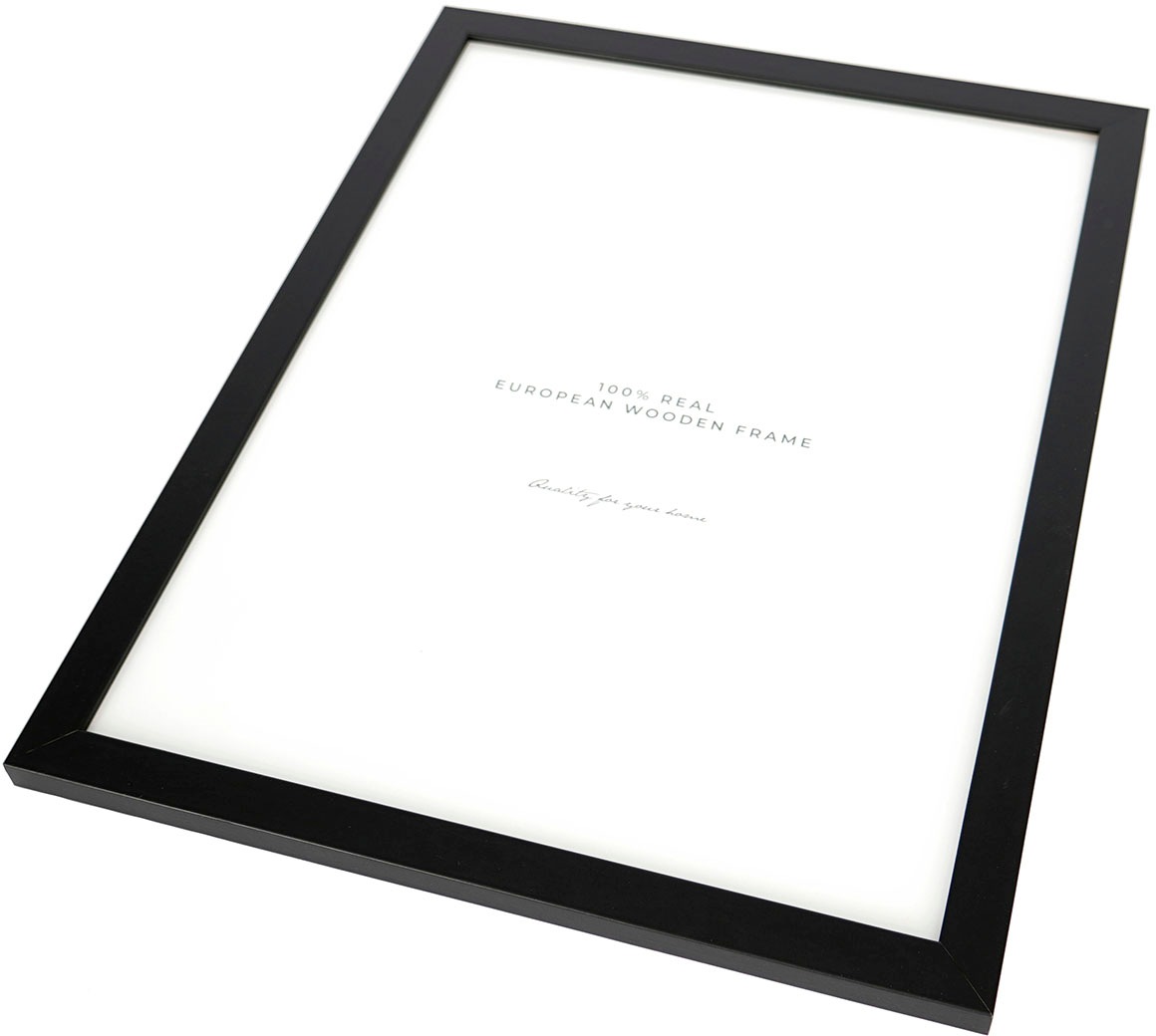 queence Bild »Set Hatty«, Lebensmittel-Kaffee-Kaffee Bilder-Bar & Lounges-Essen-Kunst, (1 St.), HD Premium Poster-Druck inkl. Holzrahmen - 3er Set