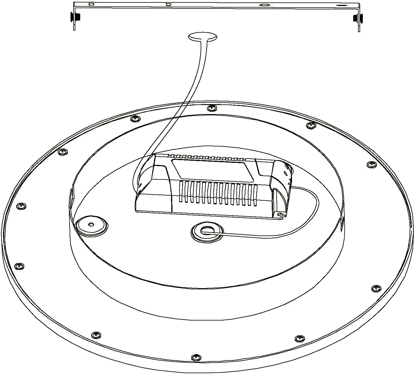 EGLO Deckenleuchte »SARSINA«, 1 flammig-flammig, dimmbar, Durchmesser 30 cm  auf Rechnung kaufen