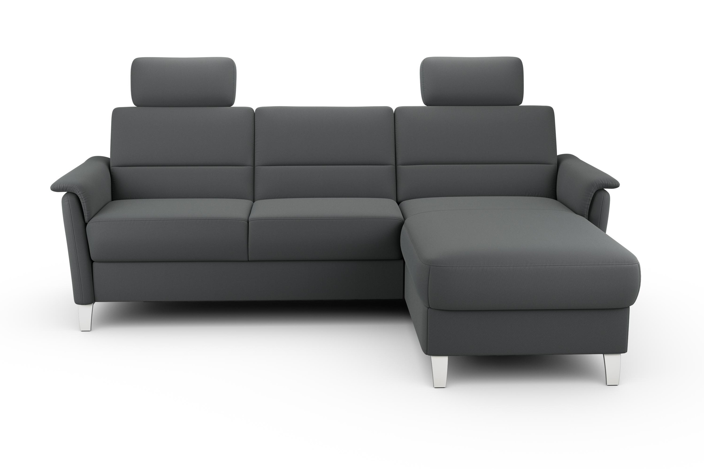 sit&more Ecksofa »Palmera L-Form, B: 244 cm« optional Bettfunktion & Bettka günstig online kaufen