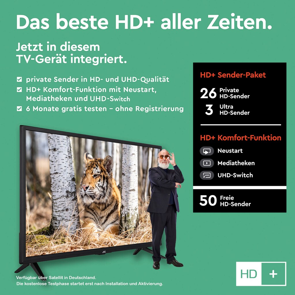 JVC LED-Fernseher »LT-40VF3055«, 102 cm/40 Zoll, Full HD, Smart-TV