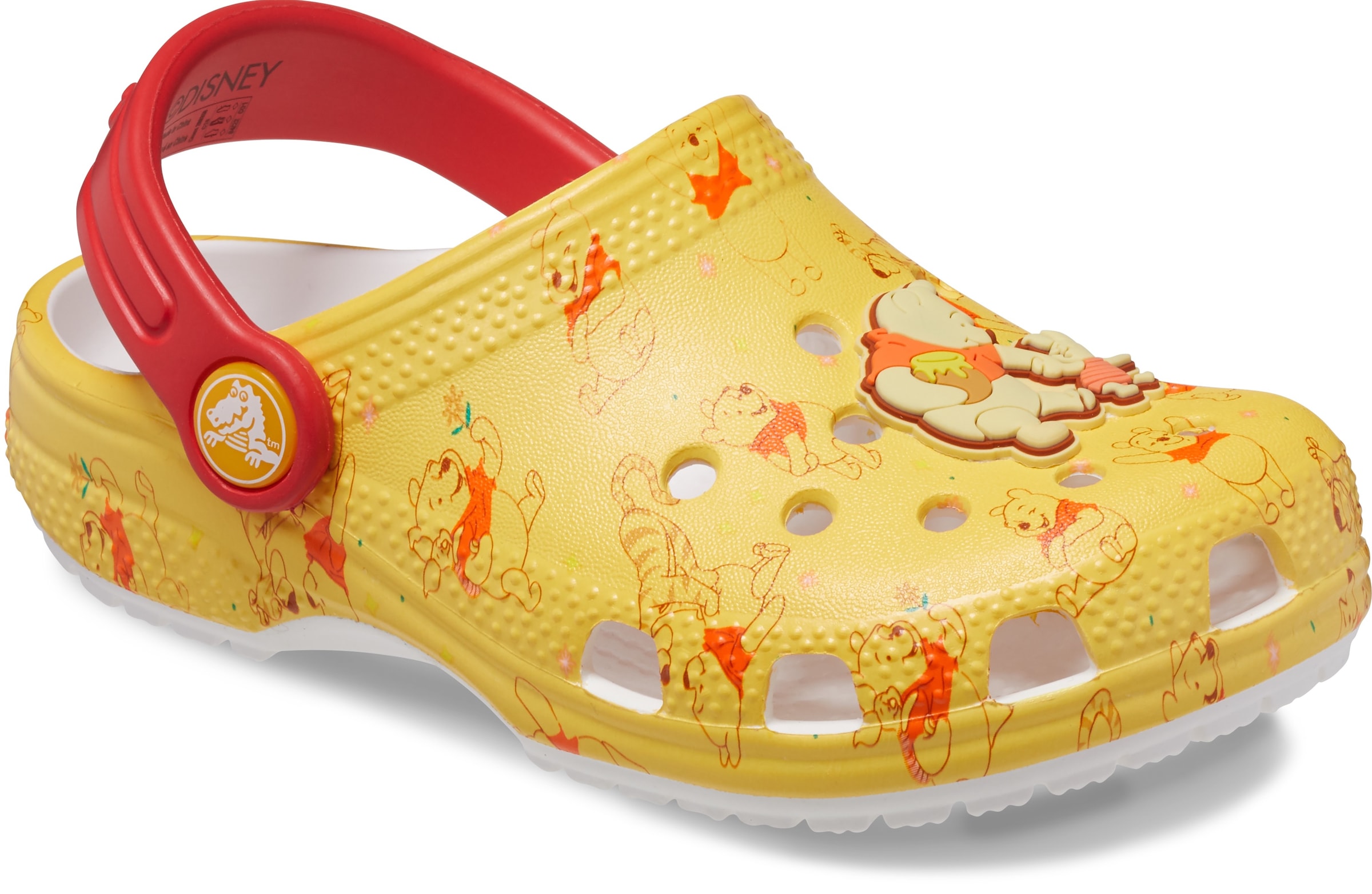 Crocs Clog »Classic Disney Winnie The Pooh«, Kindergartenschuh, Sonmmerschuh, Kinderschuh mit Fersenriemen